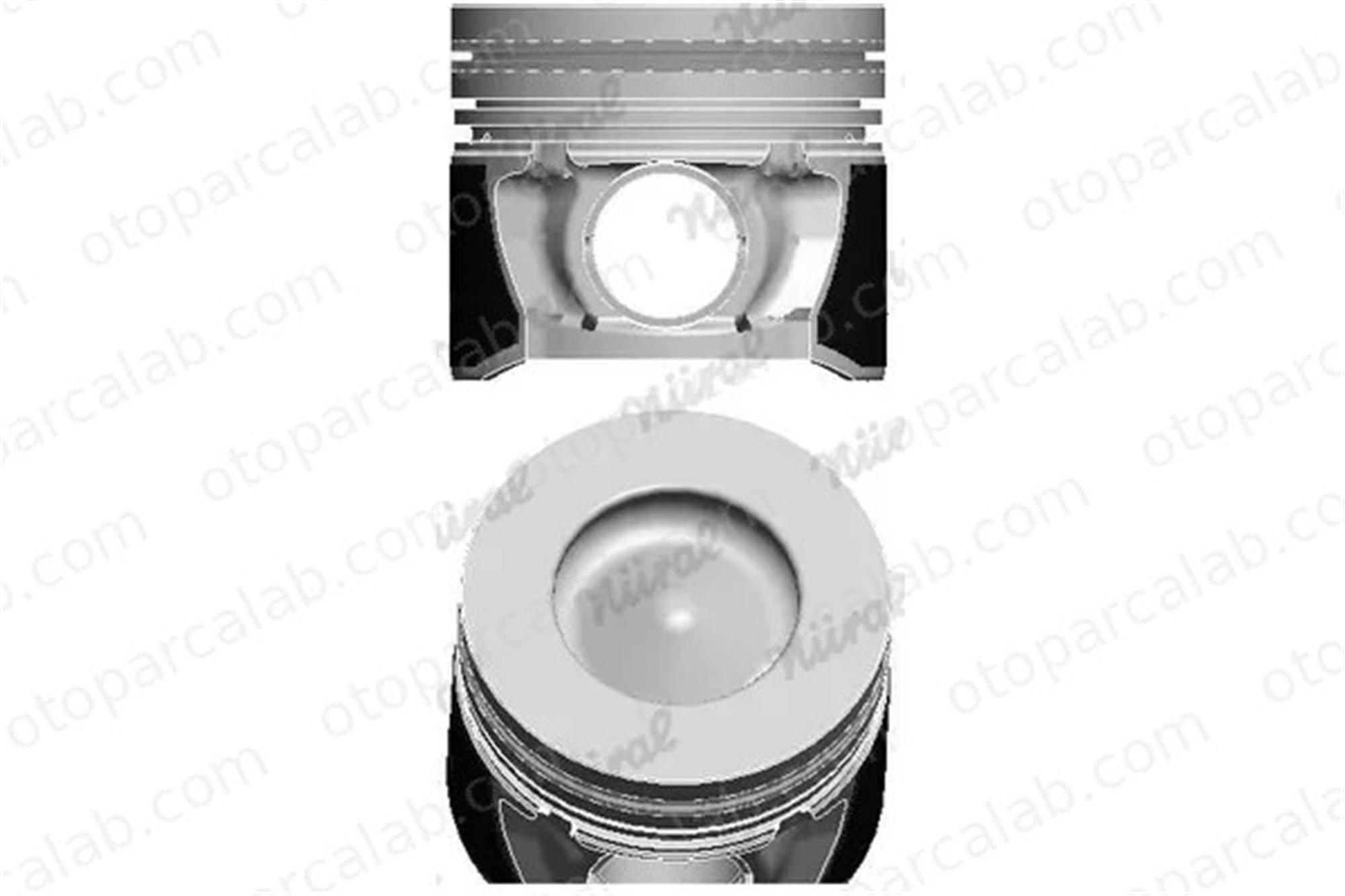 NURAL 8771137STD000G Piston (83.00MM-STD) NÜRAL 8771137STD000G HYUNDAI TUCSON KIA SPORTAGE II 2341027921