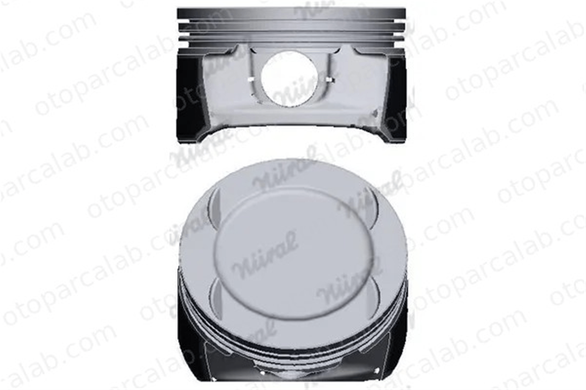 NURAL 8771667STD000G Piston (73.40MM-STD) NÜRAL 8771667STD000G OPEL CORSA E ADAM 5623229 55355067