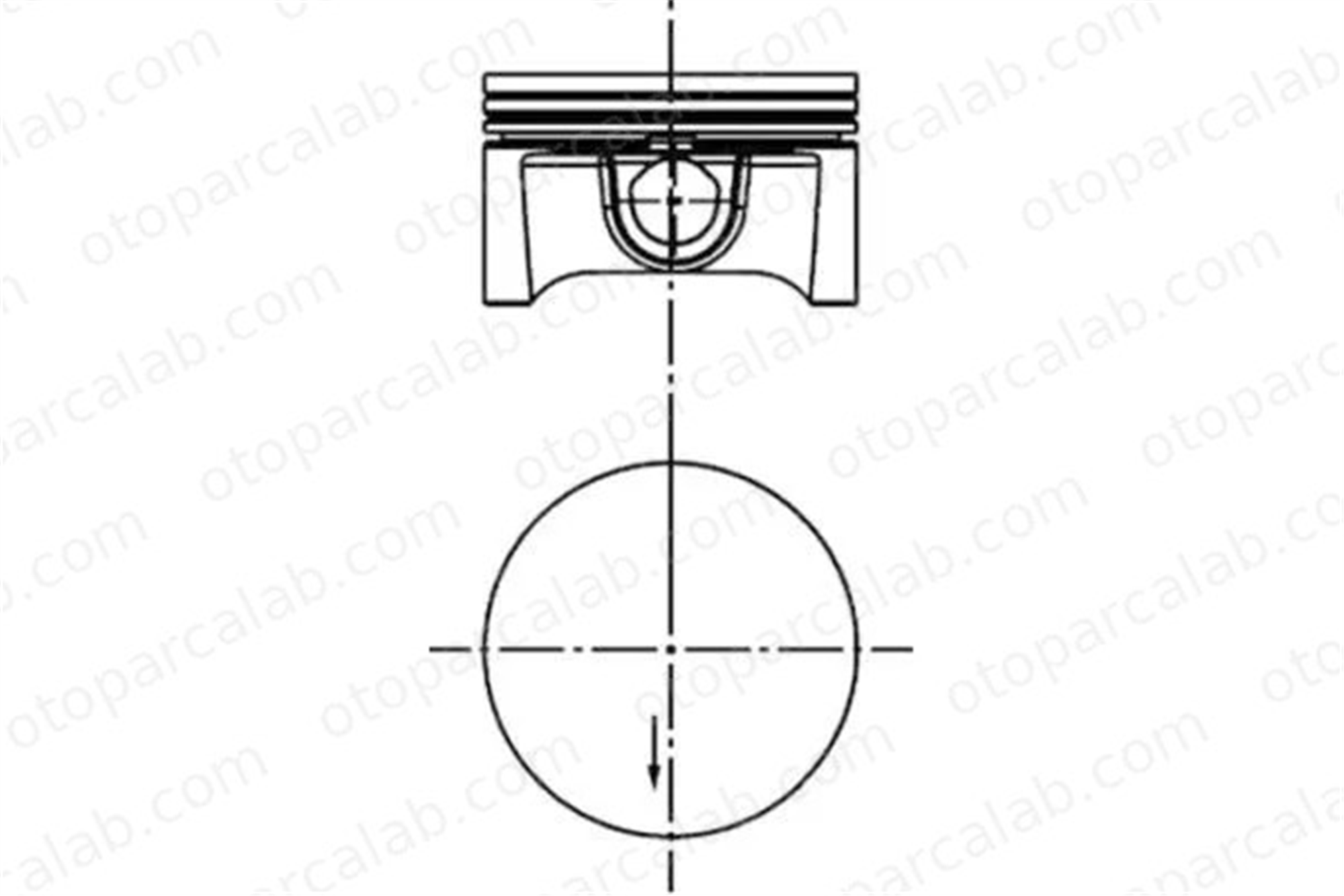 NURAL 8771672050000G Piston (79.50MM-STD) NÜRAL 8771672050000G OPEL ASTRA G Cabrio ASTRA G CLASSIC 624062 24427519