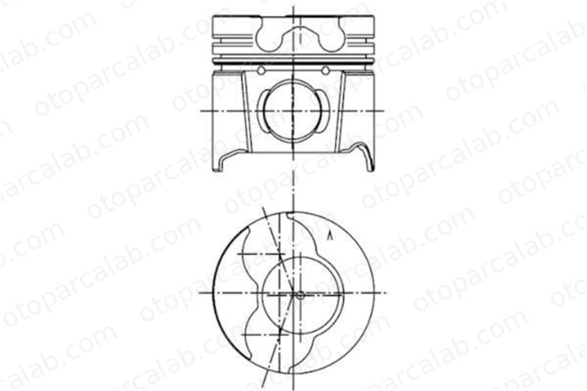 NURAL 8771821050000G Piston (80.50MM-0.50) NÜRAL 8771821050000G RENAULT SCÉNIC I MPV KANGOO Express 4430212 7701472833