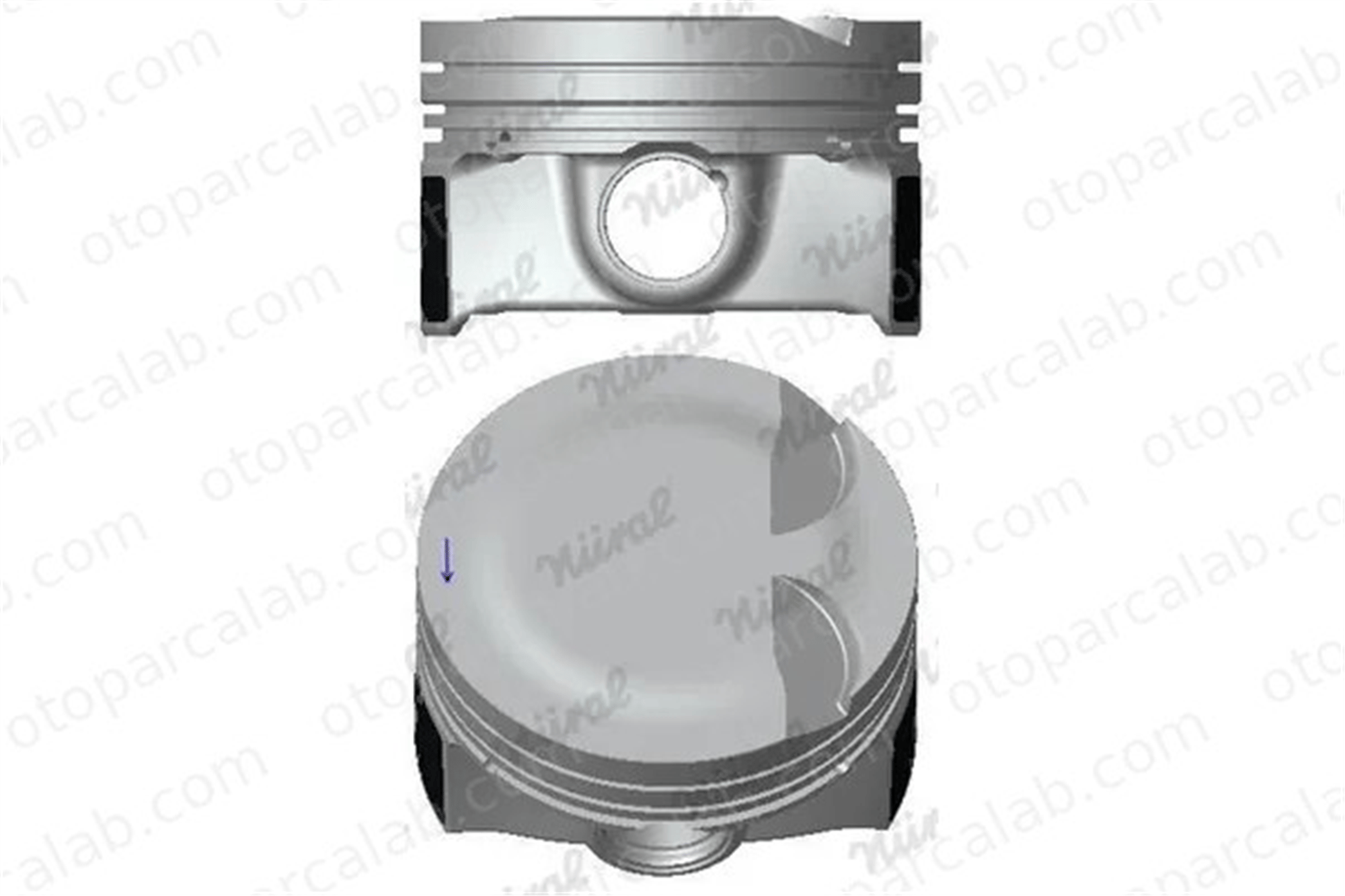 NURAL 8772151STD000G Piston (71.00MM-STD) NÜRAL 8772151STD000G SEAT LEON LEON SC 4E107065DC 4E107065BC