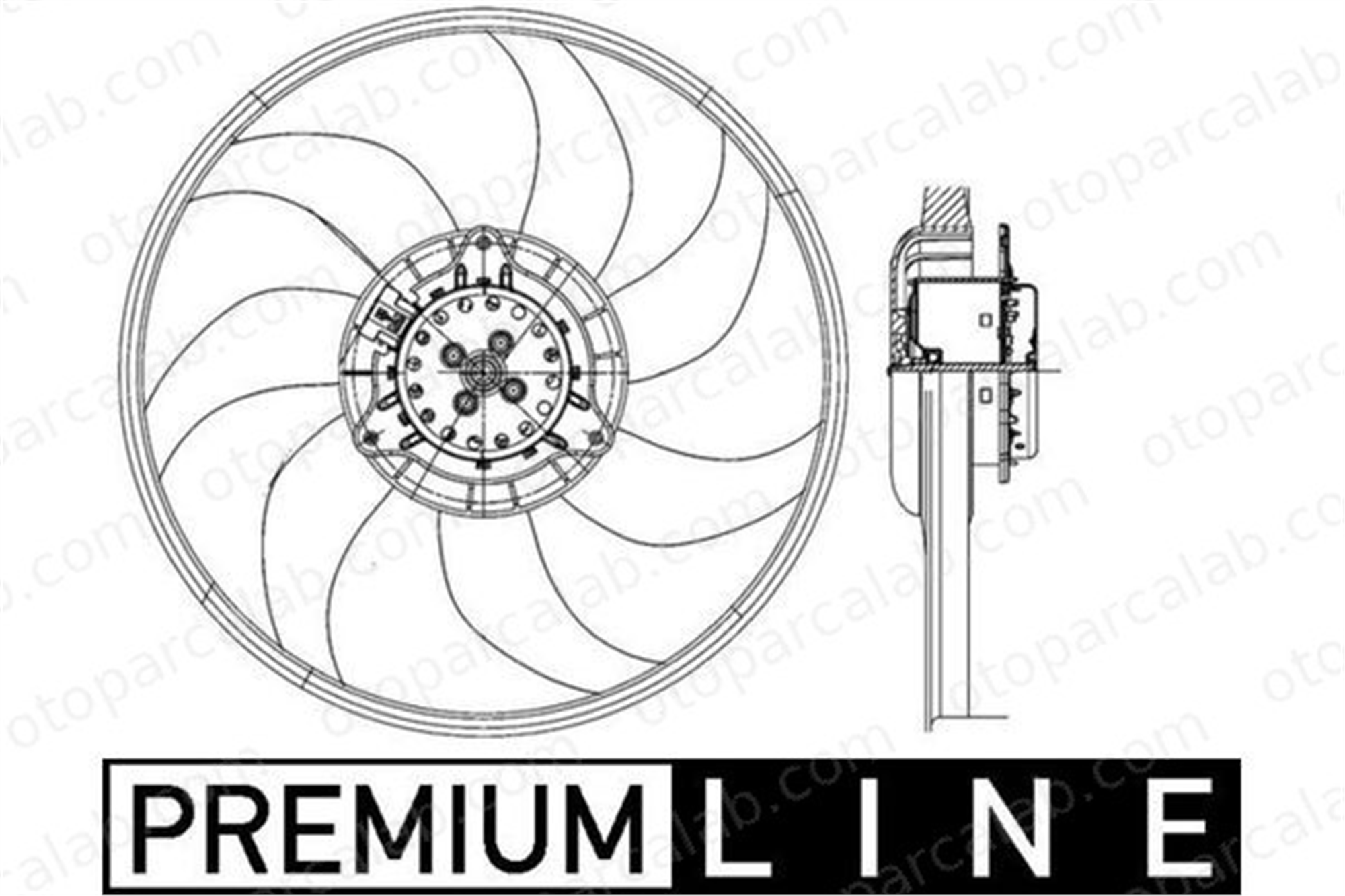 OPEL ORJINAL 13453812 Radyatör Fan ve Motoru OPEL CORSA D 13453812 1341122