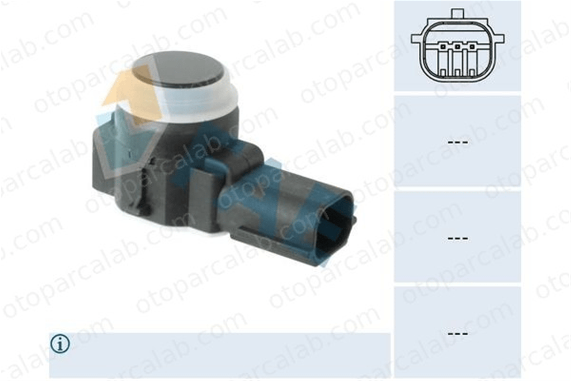 OPEL ORJINAL 23428268 Park Sensörü OPEL MOKKA / MOKKA X CHEVROLET AVEO Hatchback 95515167 13357534
