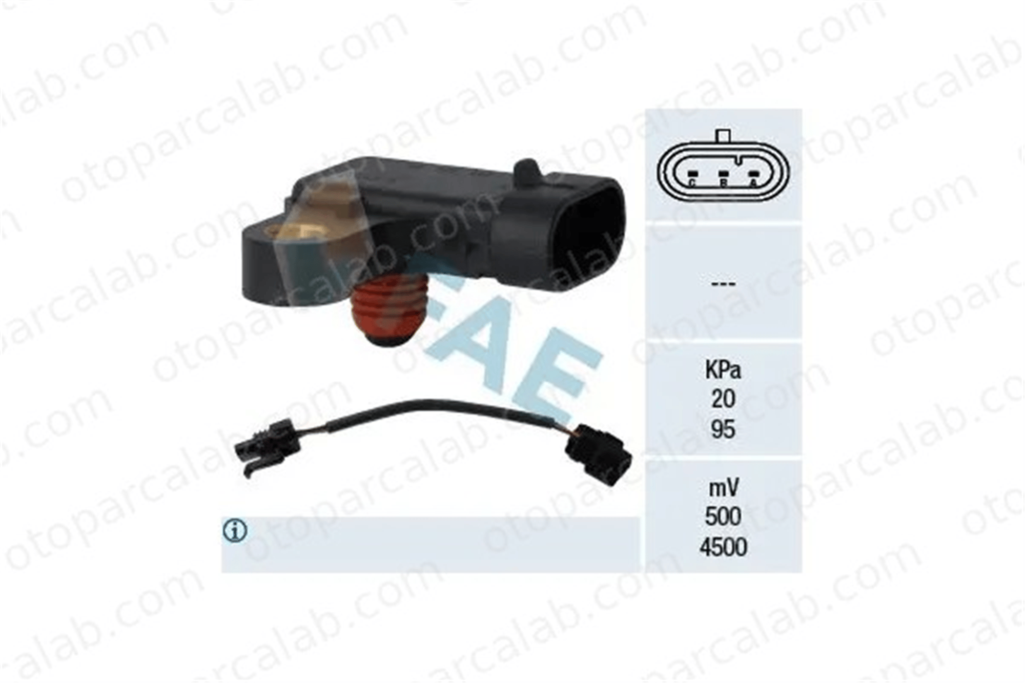 OPEL ORJINAL 25195786 MAP Sensörü CHEVROLET CAPTIVA DAEWOO NUBIRA Wagon 25195786 96330547