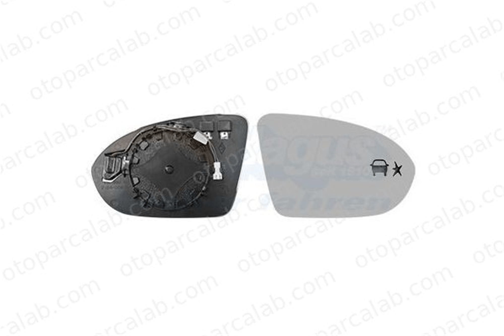 OPEL ORJINAL 39186415 Ayna Camı Dış Sağ OPEL INSIGNIA B Grand Sport INSIGNIA B Sports Tourer 39186415 39147622