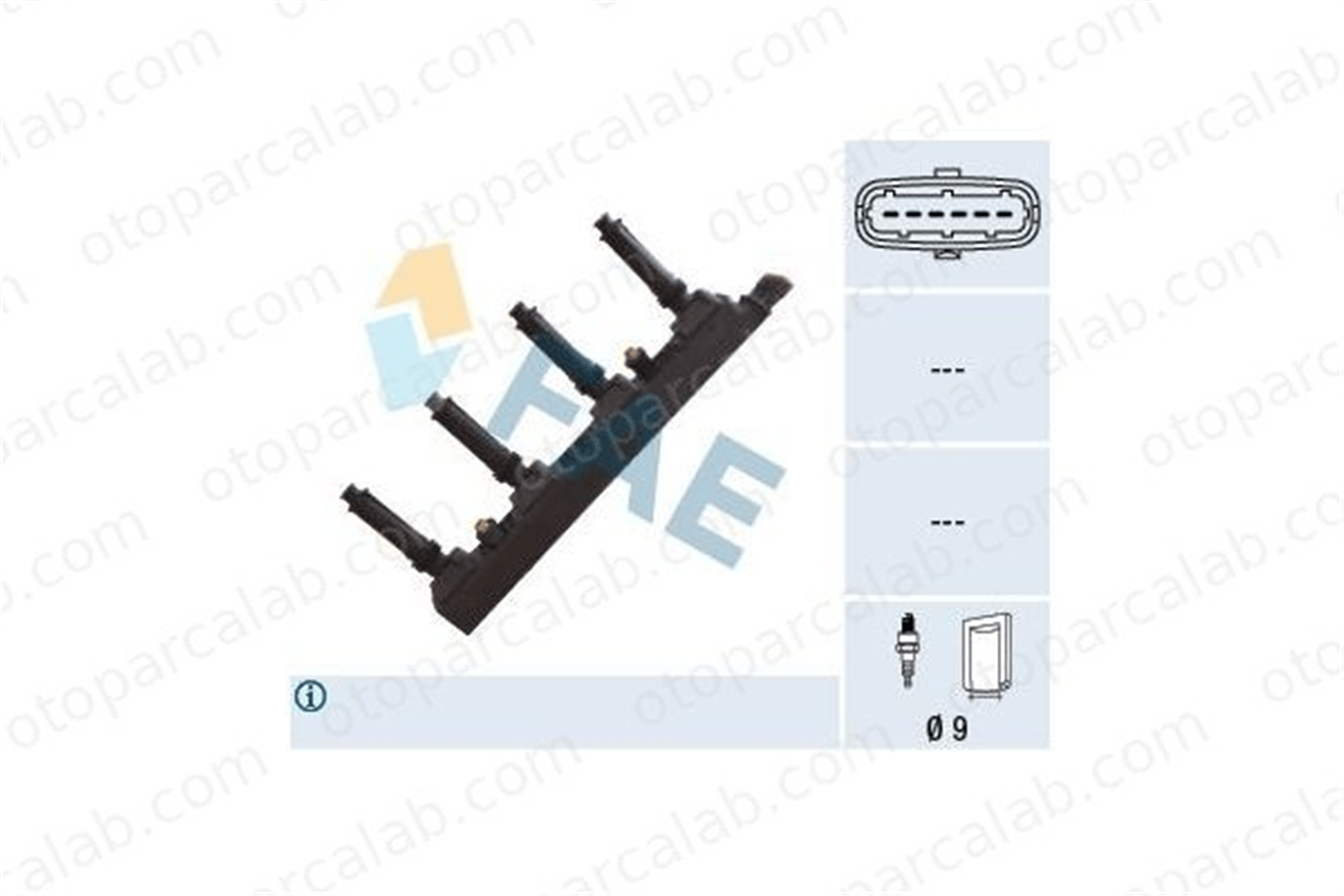 OPEL ORJINAL 9195819 Ateşleme Bobini OPEL OMEGA B OMEGA B Station wagon 9195819 1208213