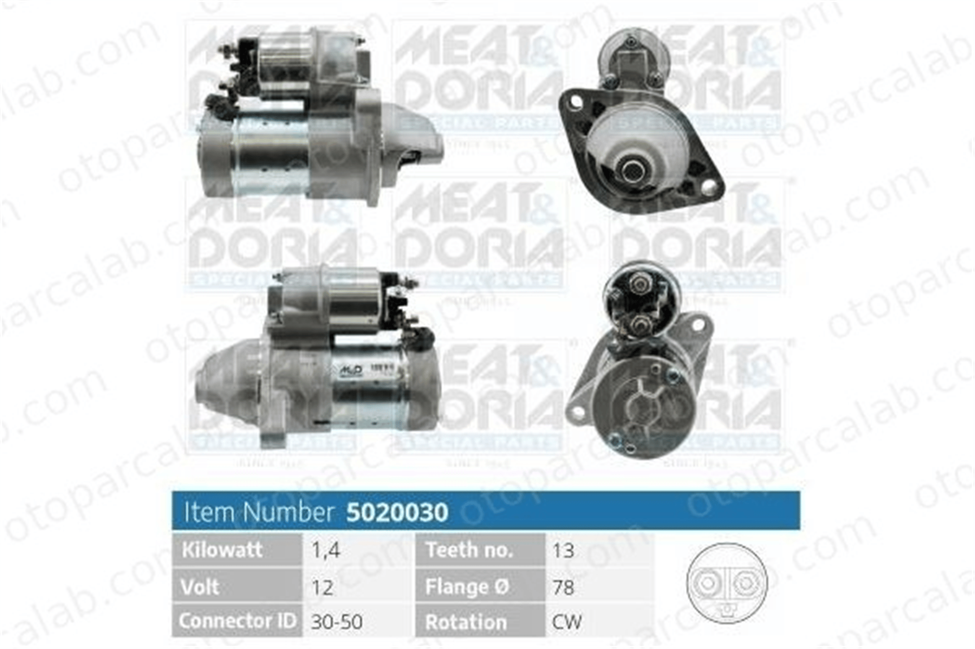 OPEL ORJINAL 93169014 Marş Dinamosu OPEL ASTRA H ASTRA H GTC 93169014 98014743