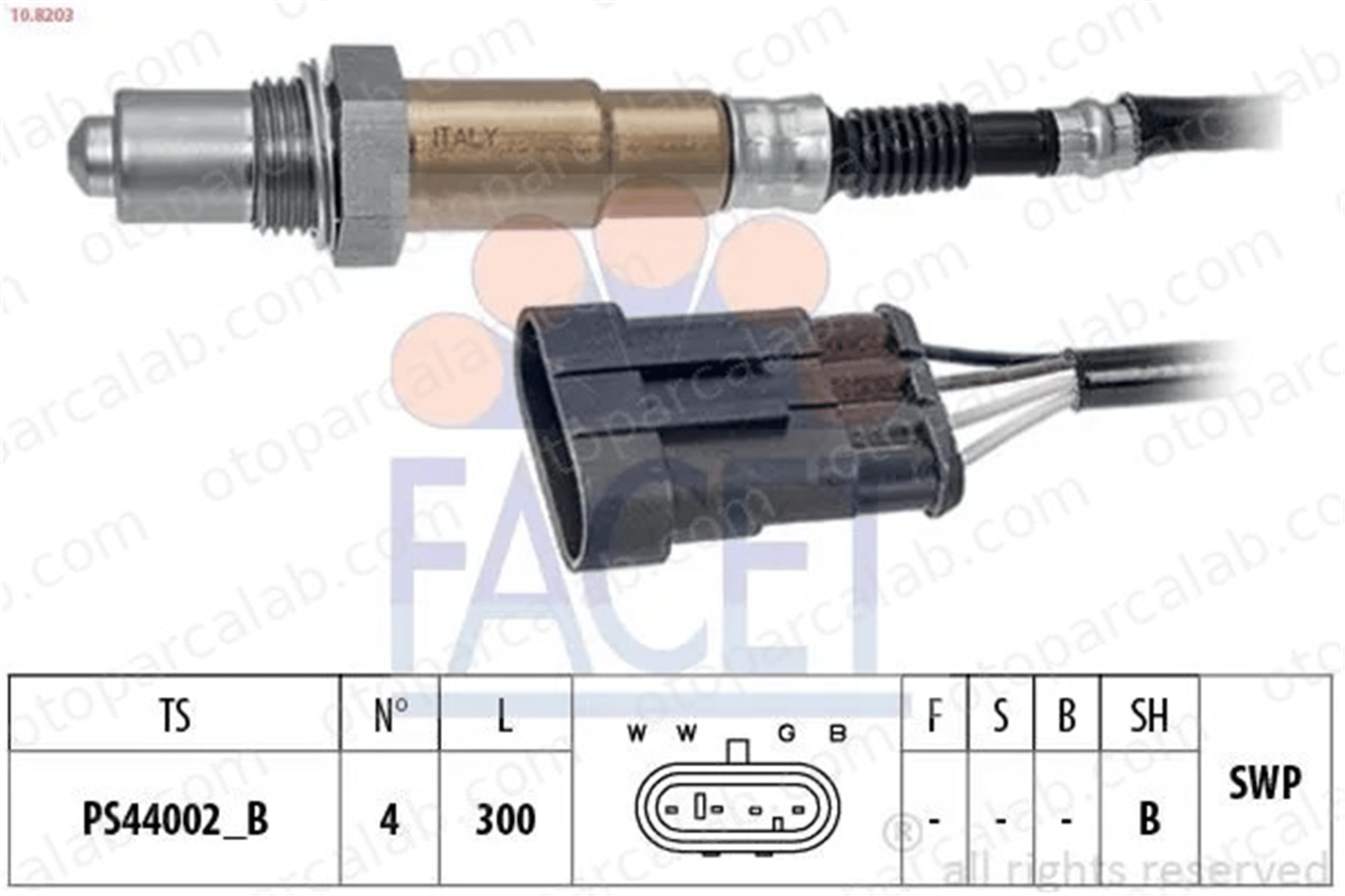 OPEL ORJINAL 95510476 Oksijen (Lambda) Sensörü IVECO STRALIS II EUROCARGO V 95510476 46474584