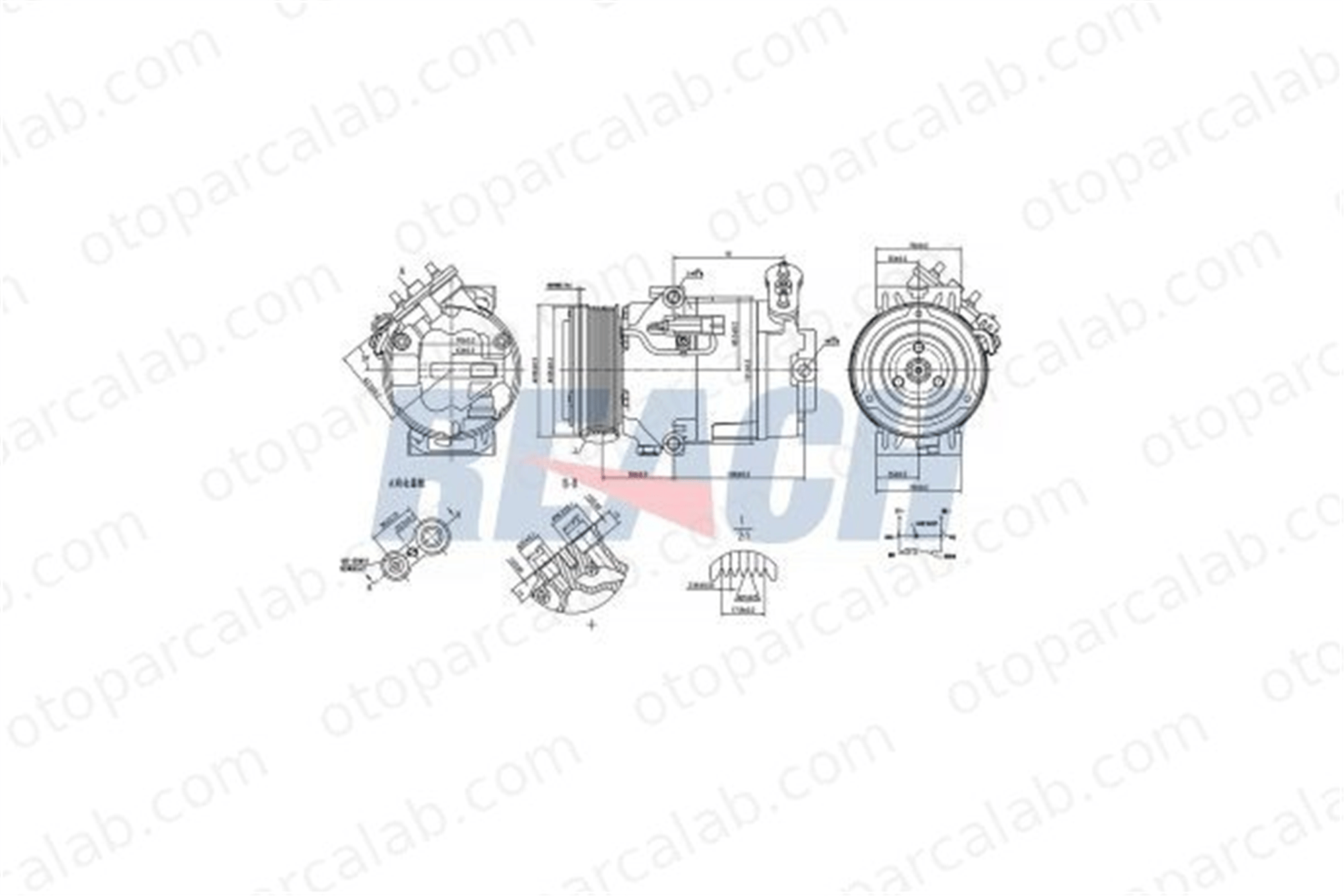OPEL ORJINAL 95517235 Klima Kompresörü OPEL ASTRA H ASTRA H GTC 95517235 13124751