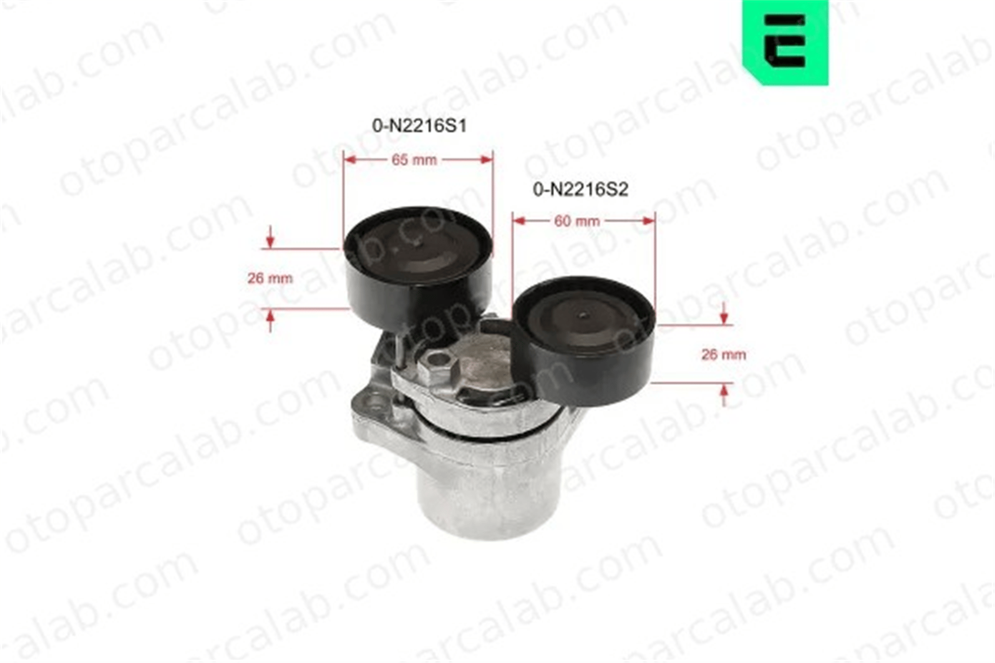 OPTIMAL 0-N2216 Vantilatör Kayış Gergi Rulmanı BMW 1 3 11287810807 7810807