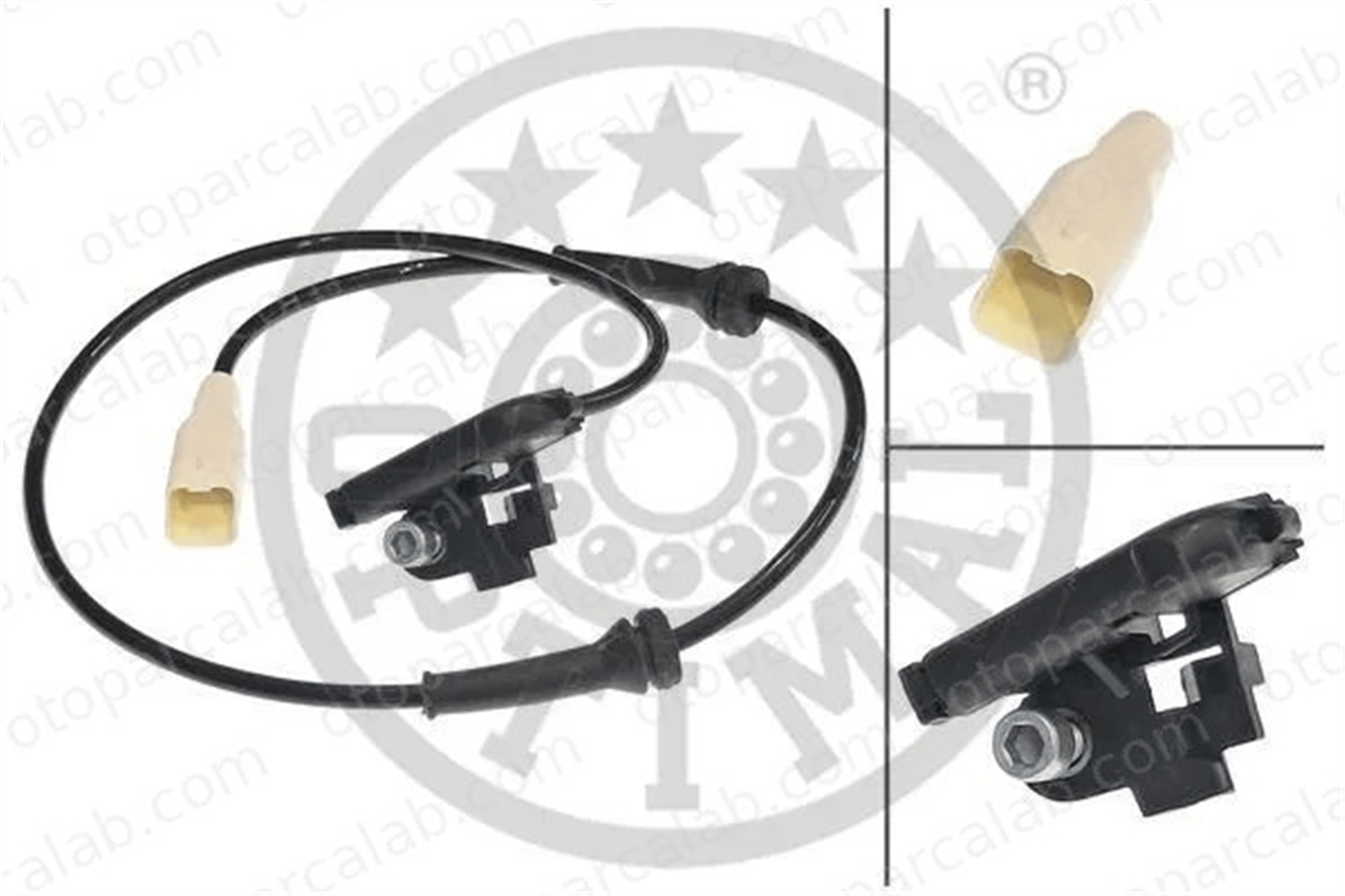 OPTIMAL 06-S022 Abs Sensörü Arka Sağ veya Sol CITROËN C4 I C4 Coupe 4545C4 9658420780