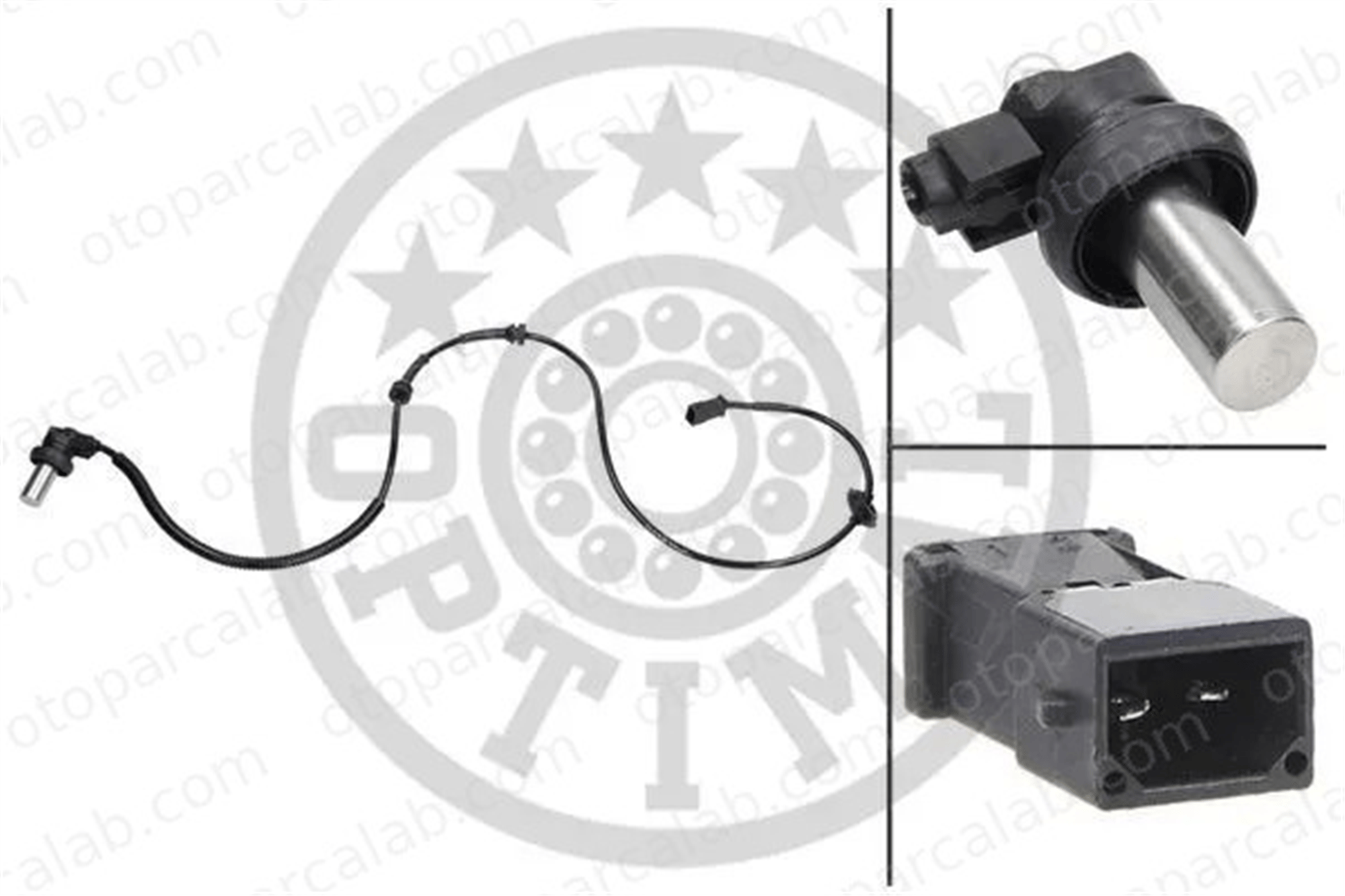 OPTIMAL 06-S045 Abs Sensörü Ön Sağ AUDI A4 B5 Avant A4 B5 8D0927803