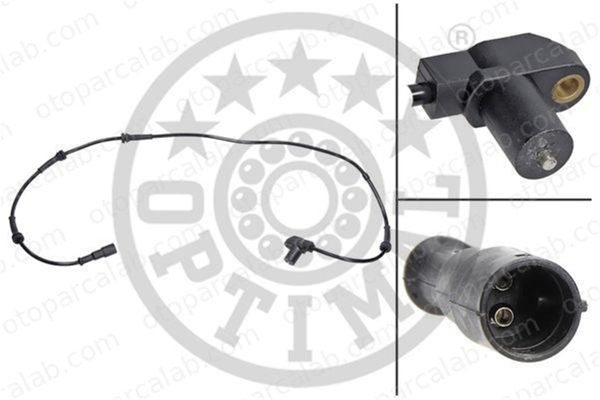 OPTIMAL 06-S066 Abs Sensörü Arka Sağ veya Sol VW TRANSPORTER T4 Minibüs/Otobüs TRANSPORTER T4 Panelvan/Van 701927807C