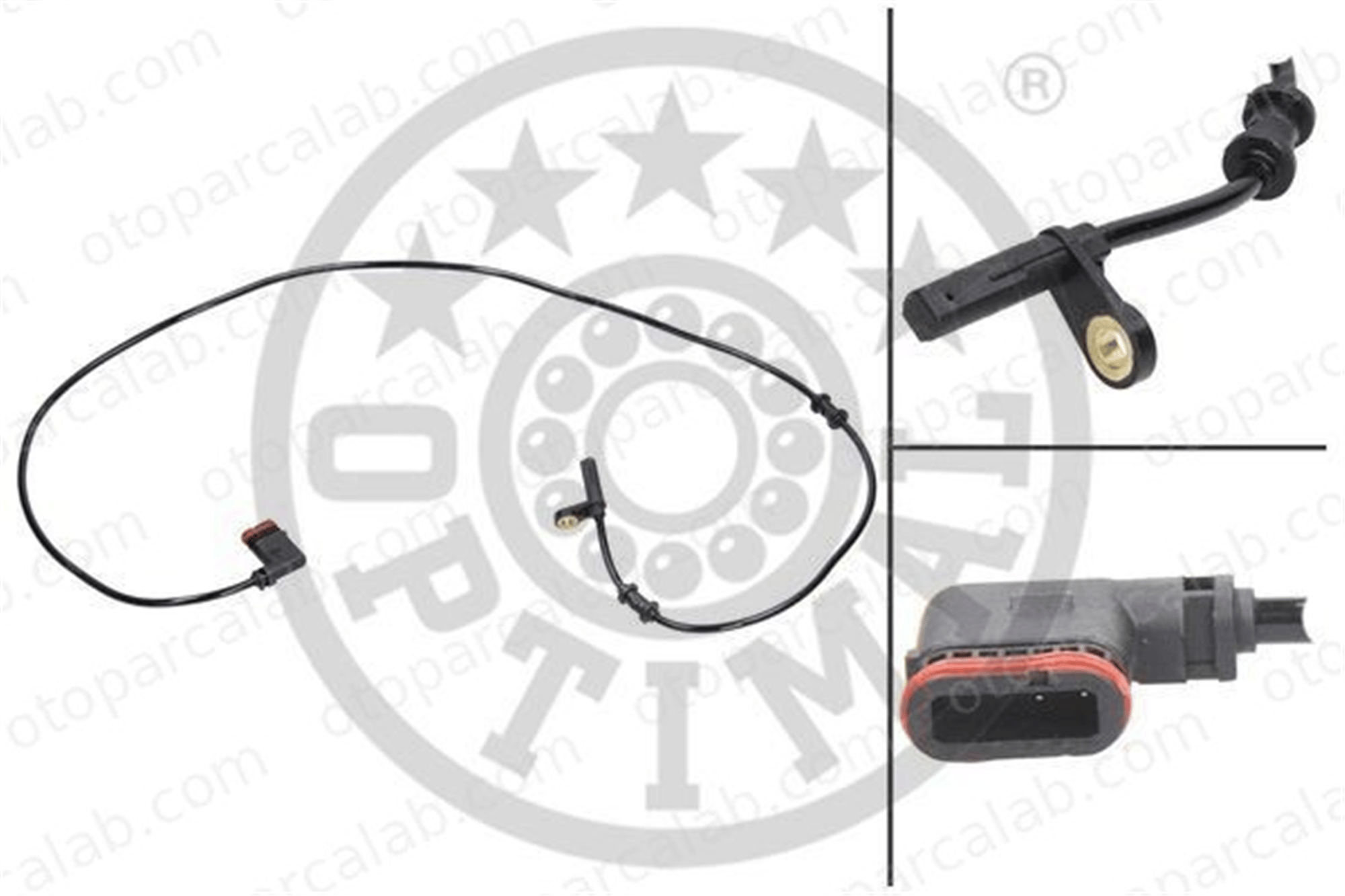 OPTIMAL 06-S105 Abs Sensörü Arka Sol MERCEDES-BENZ C-SERISI C-SERISI T-Model 2035401317 A2035401317