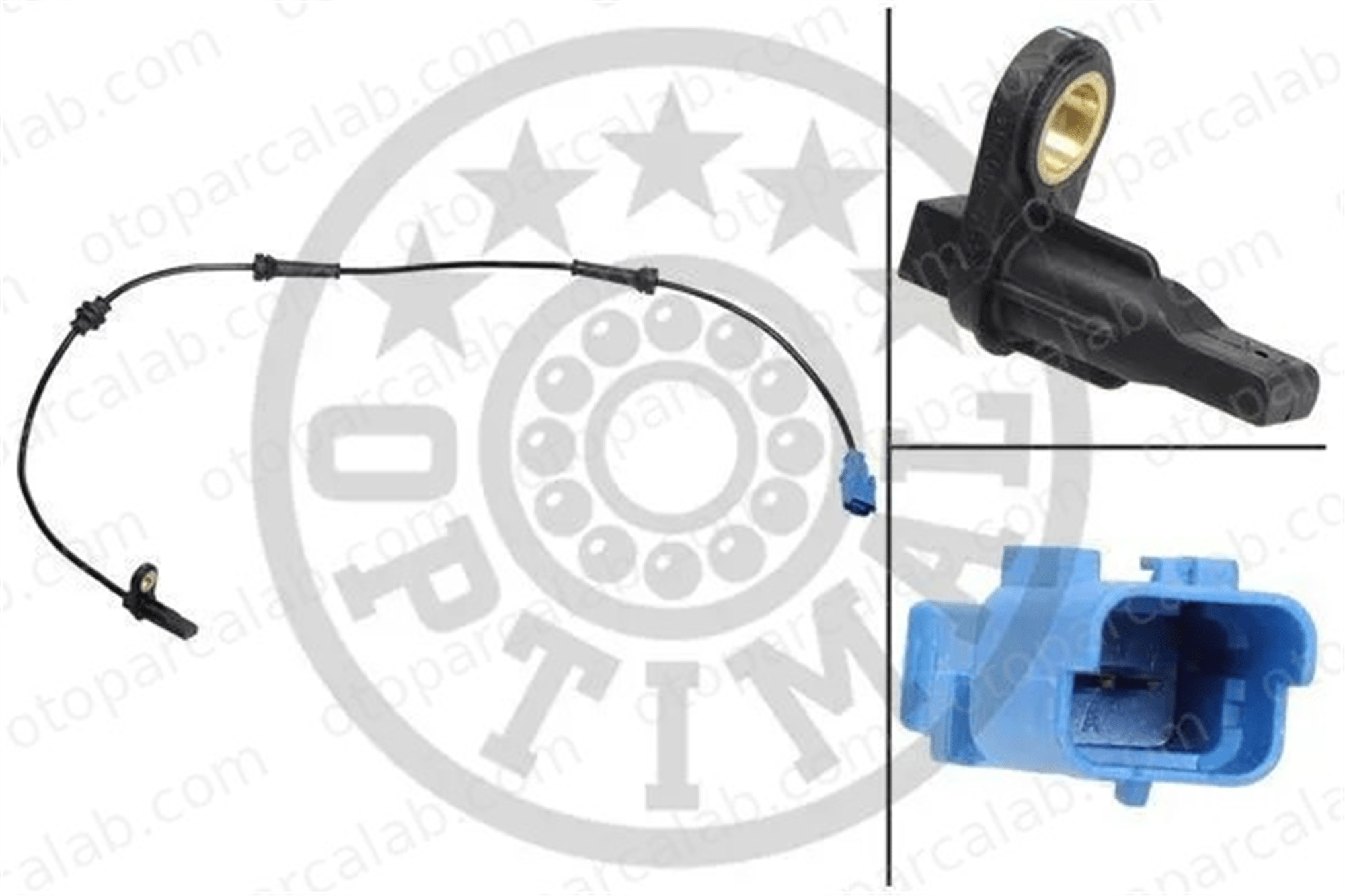OPTIMAL 06-S130 Abs Sensörü Arka Sağ veya Sol CITROËN C3 I C2 454598