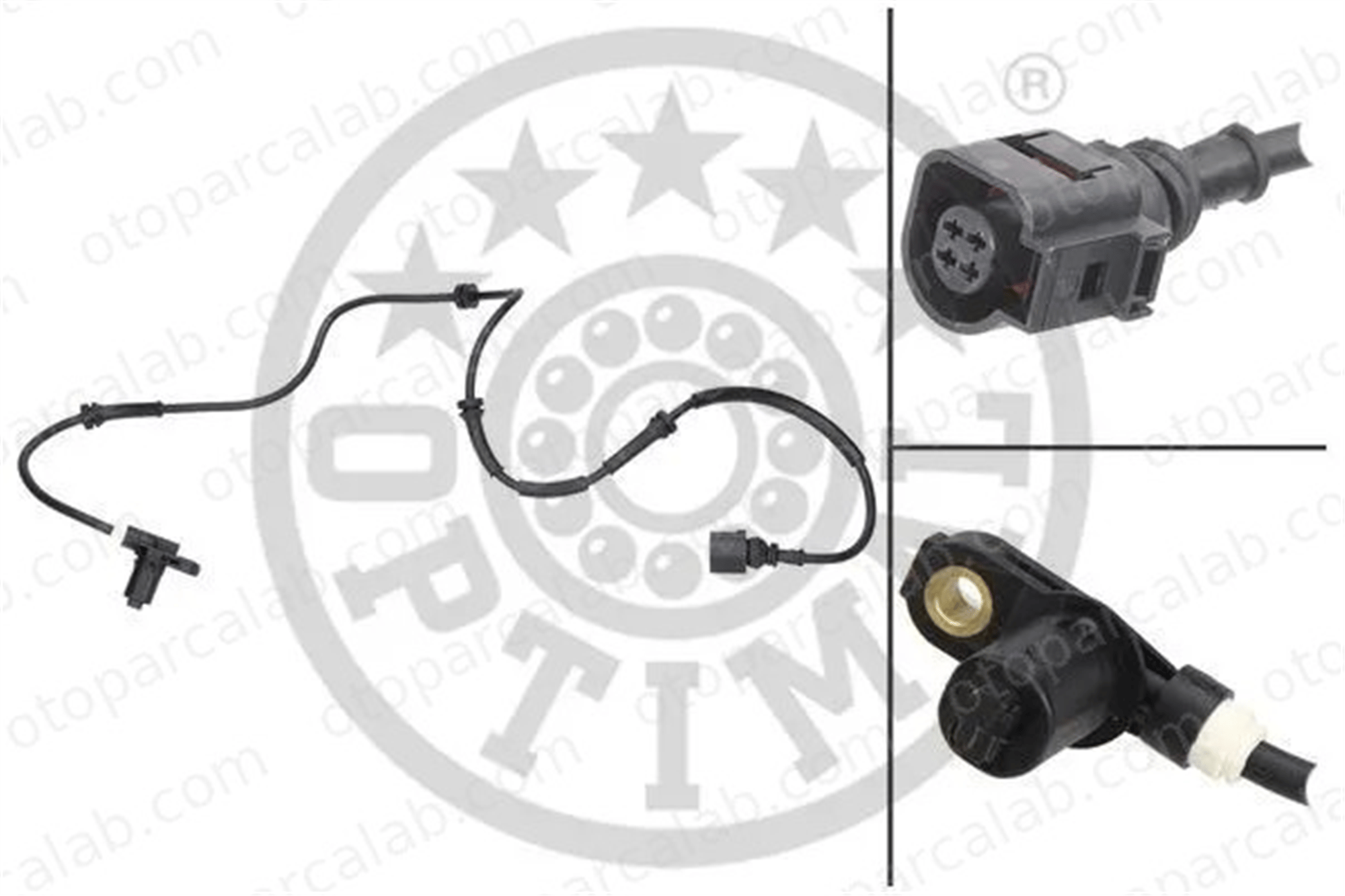 OPTIMAL 06-S152 Abs Sensörü Arka Sol VW SHARAN SEAT ALHAMBRA 1110293 7M3927807B