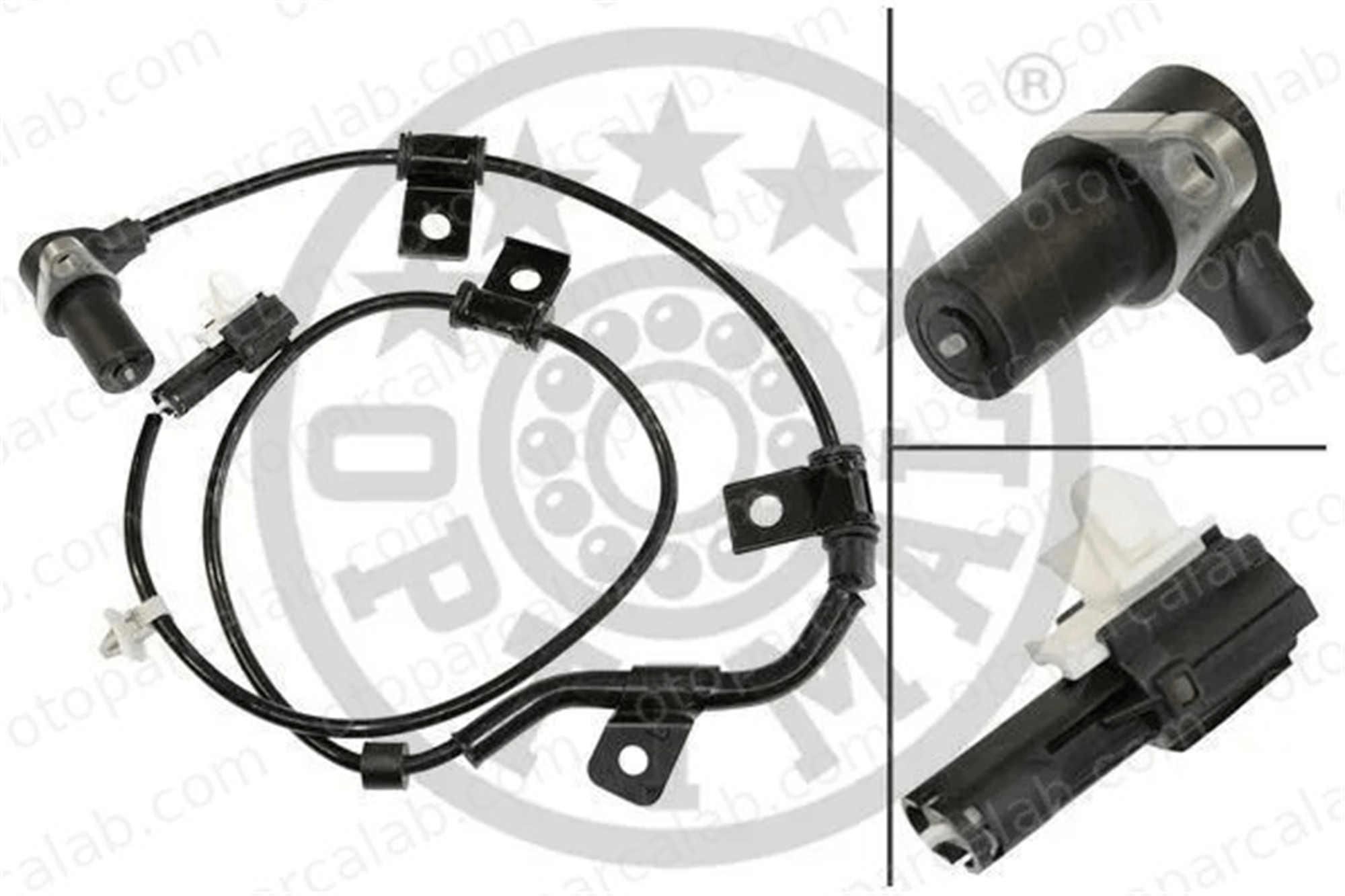 OPTIMAL 06-S165 Abs Sensörü Ön Sol HYUNDAI LANTRA II Station wagon LANTRA II 9567029000 9567029002