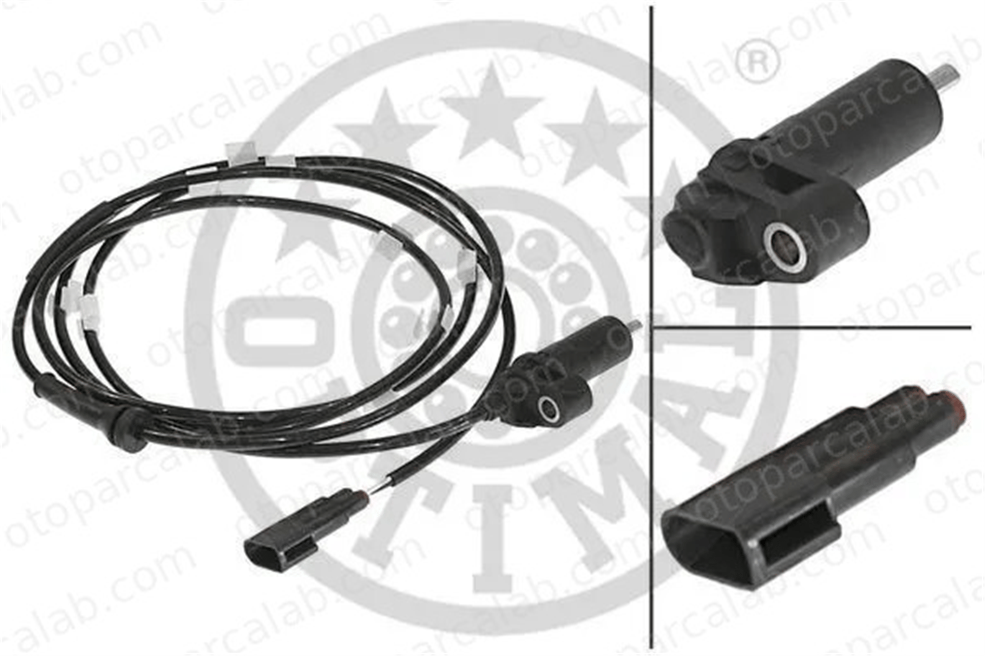 OPTIMAL 06-S175 Abs Sensörü Arka Sağ FORD TRANSIT Panelvan/Van TRANSIT Platform şasi 4522490 YC152B372BC