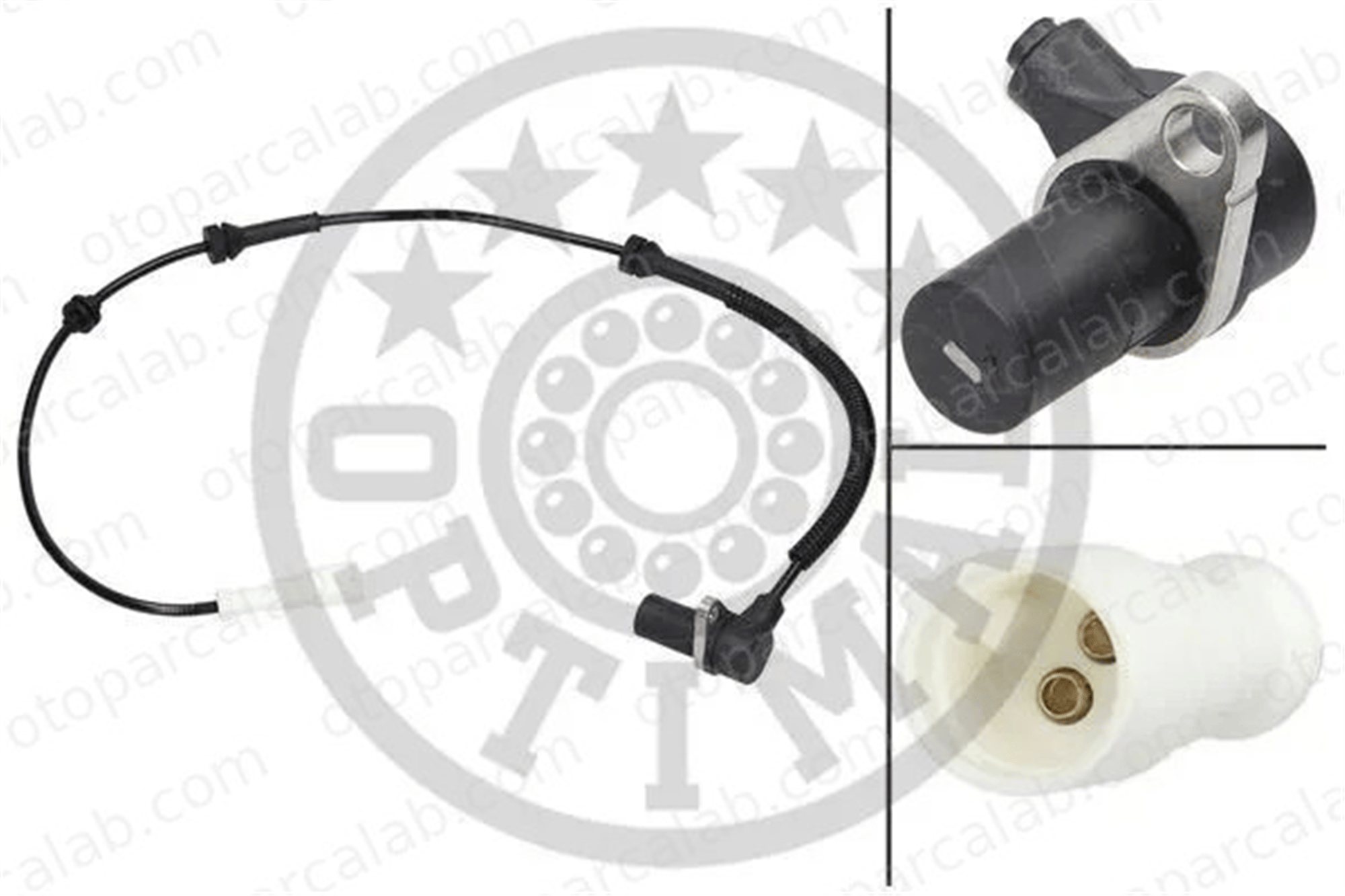 OPTIMAL 06-S229 Abs Sensörü Ön Sol CHEVROLET LACETTI NUBIRA Sedan 96549712 96438436