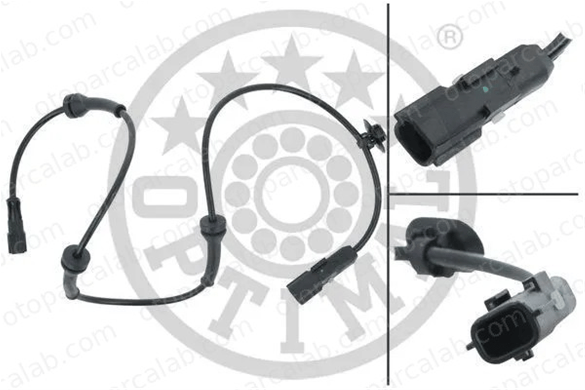 OPTIMAL 06-S371 Abs Sensörü Ön Sağ RENAULT MEGANE II MEGANE II Station wagon 8200404460