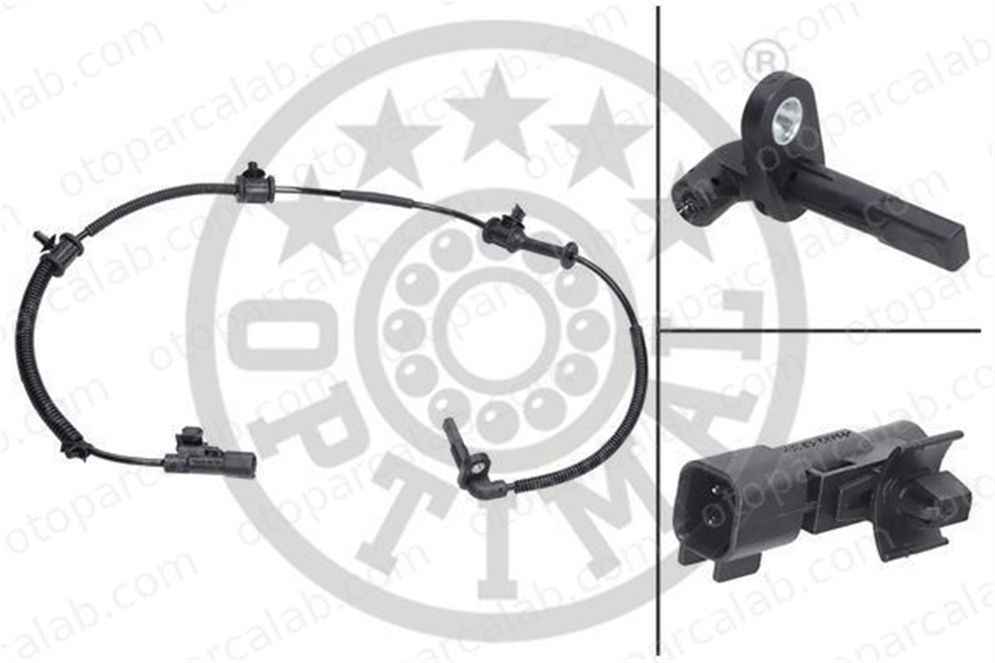 OPTIMAL 06-S393 Abs Sensörü Ön Sağ veya Sol OPEL INSIGNIA A INSIGNIA A Sports Tourer 23483145 1235053