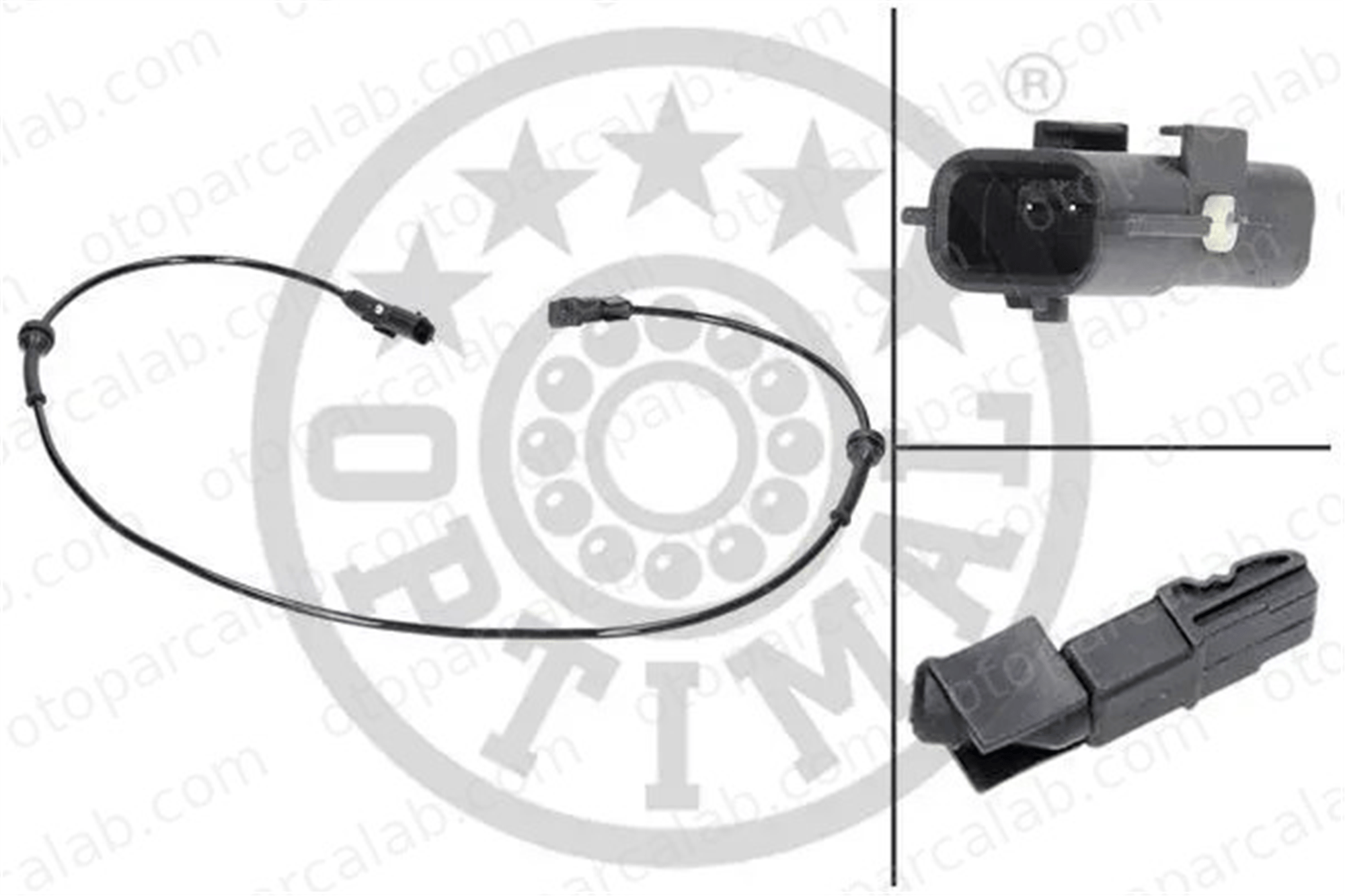 OPTIMAL 06-S394 Abs Sensörü Arka Sağ veya Sol RENAULT MEGANE II MEGANE II Station wagon 8200416683