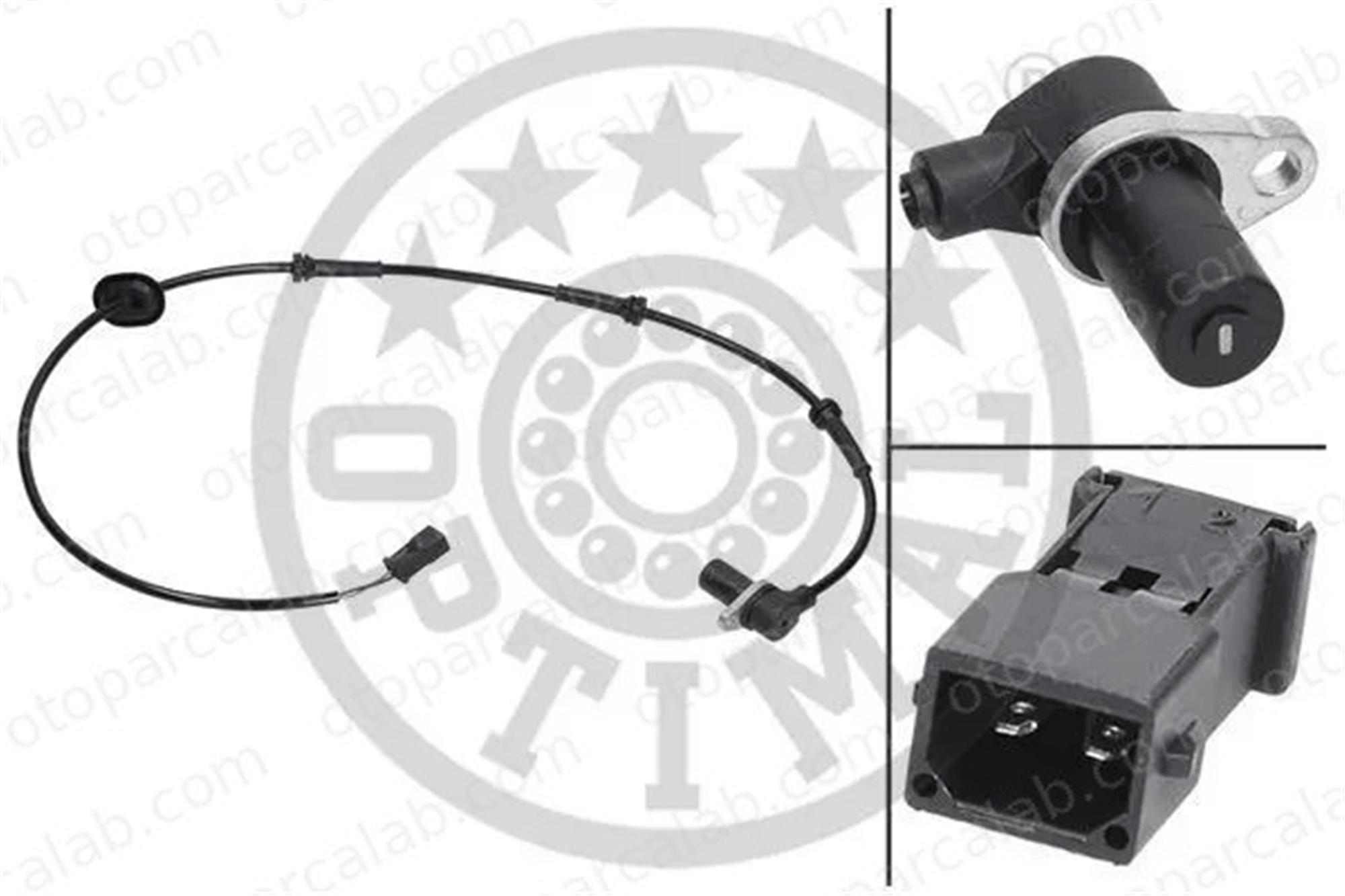 OPTIMAL 06-S466 Abs Sensörü Arka Sağ AUDI A4 B5 A4 B5 Avant 8D0927807F