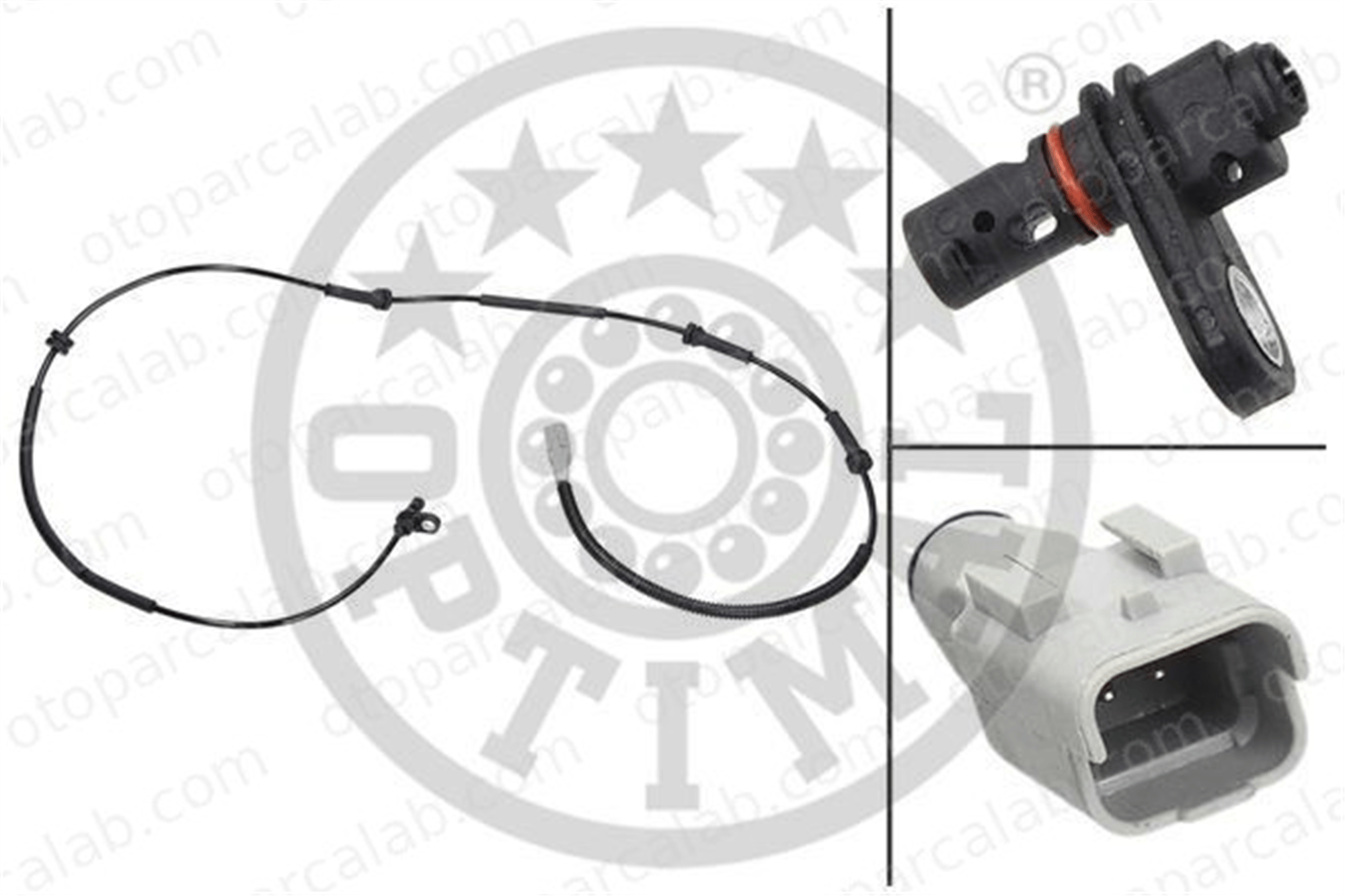 OPTIMAL 06-S471 Abs Sensörü Arka Sağ veya Sol PEUGEOT EXPERT TEPEE CITROËN JUMPY 1400899580 1400971980
