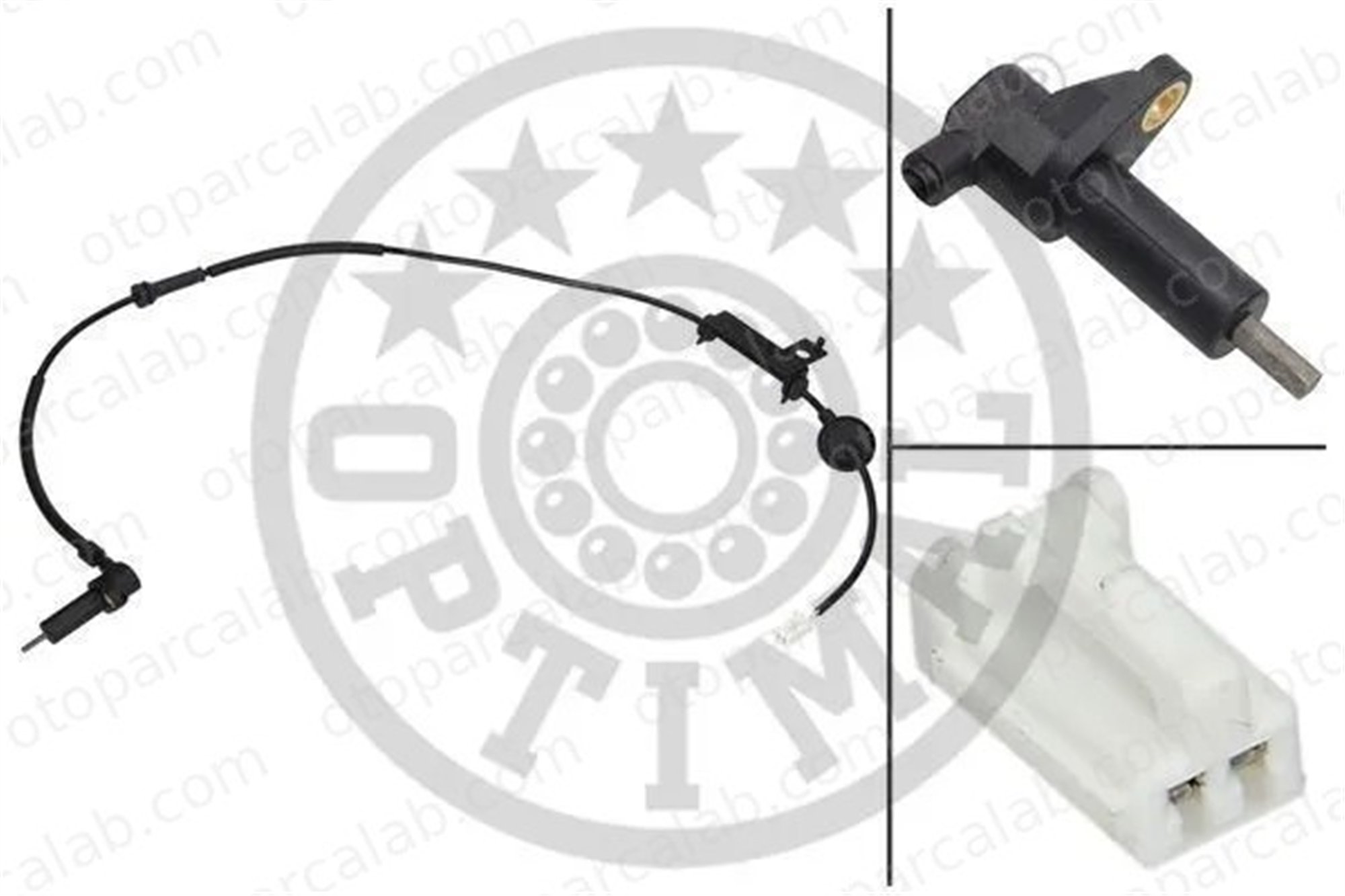 OPTIMAL 06-S502 Abs Sensörü Arka Sağ HYUNDAI SANTA FÉ I SANTA FÉ II 9564026000