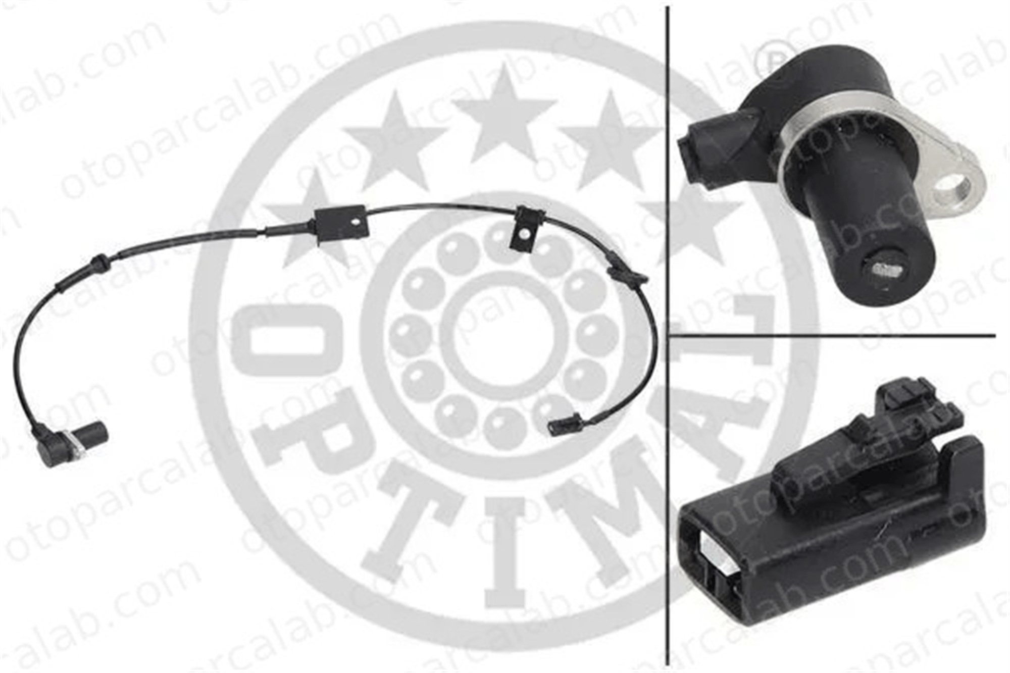 OPTIMAL 06-S503 Abs Sensörü Ön Sağ HYUNDAI SANTA FÉ I SANTA FÉ II 9562026000 9562026010