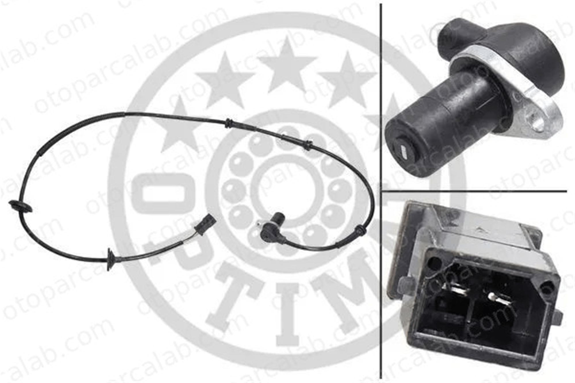 OPTIMAL 06-S527 Abs Sensörü Arka Sağ veya Sol AUDI A6 C5 Avant A6 C5 4B0927807J