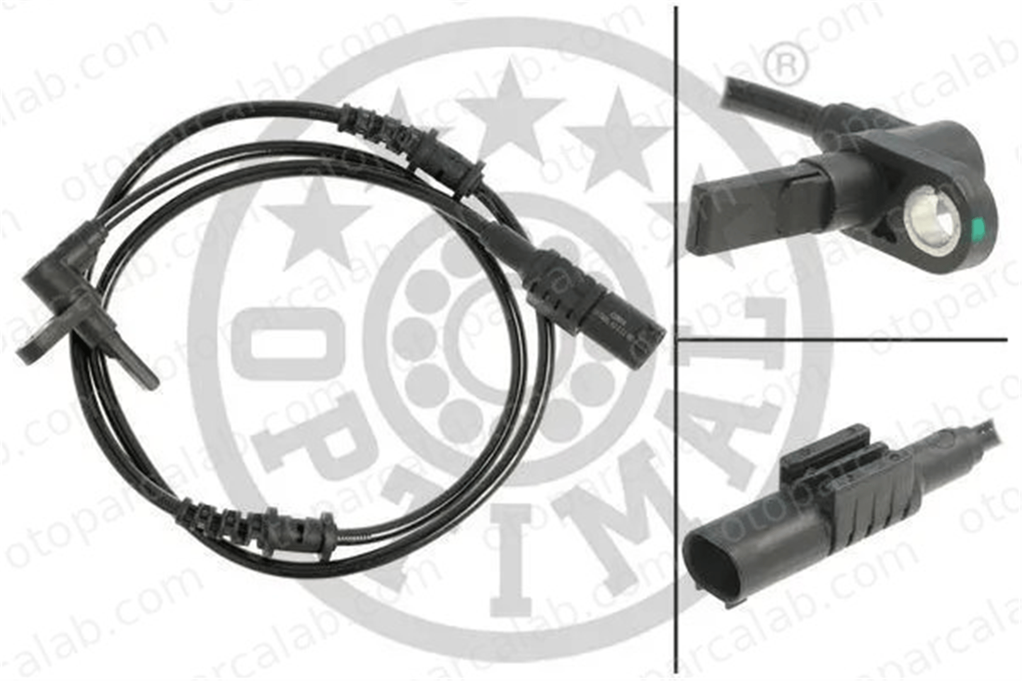 OPTIMAL 06-S545 Abs Sensörü Ön Sağ veya Sol MERCEDES-BENZ SPRINTER 3,5-t Panelvan/Van SPRINTER 3,5-t Platform şasi A9065400317 2E0927801B