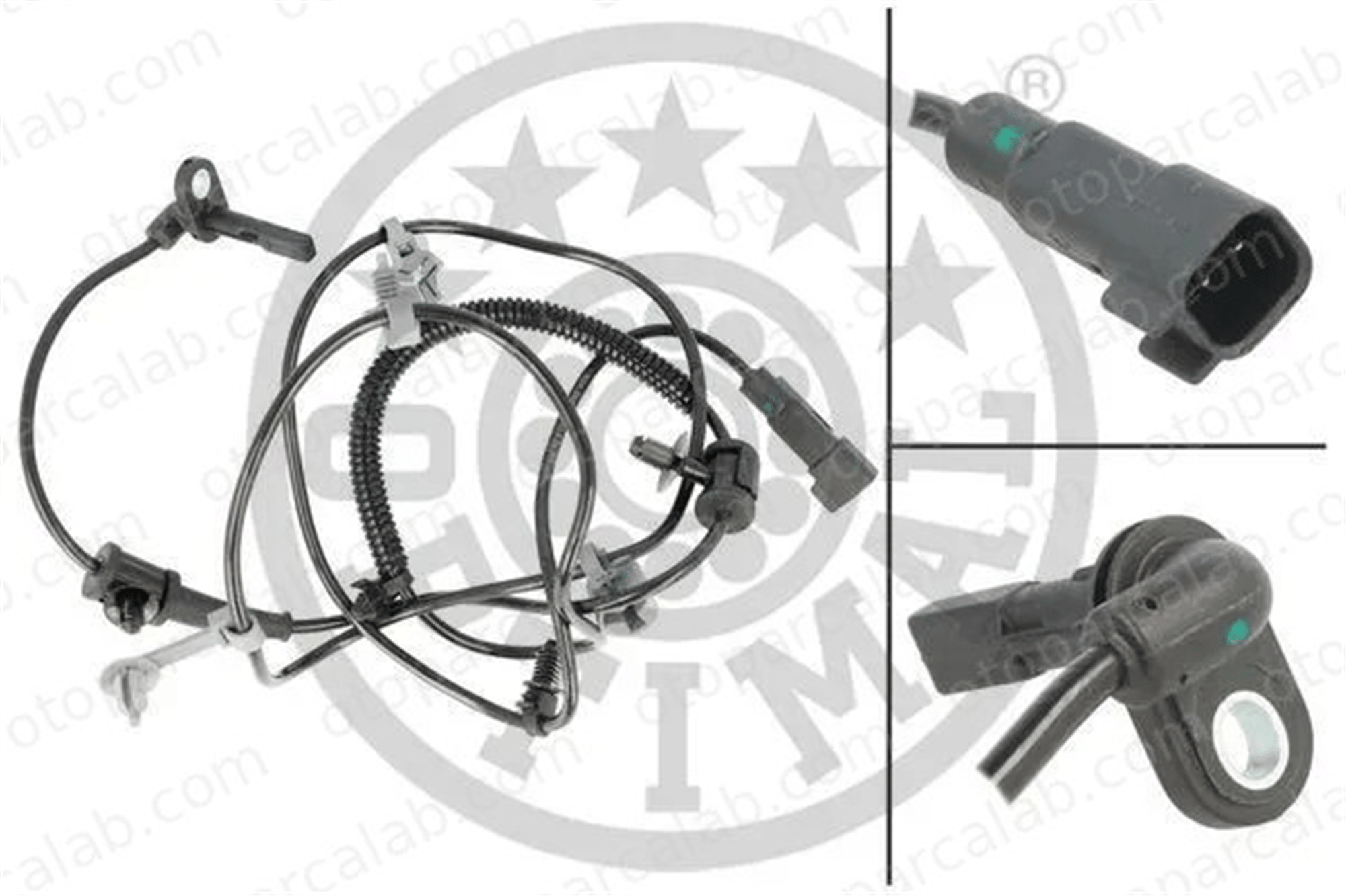 OPTIMAL 06-S570 Abs Sensörü Arka Sağ OPEL INSIGNIA A INSIGNIA A Sports Tourer 23497012 23184154