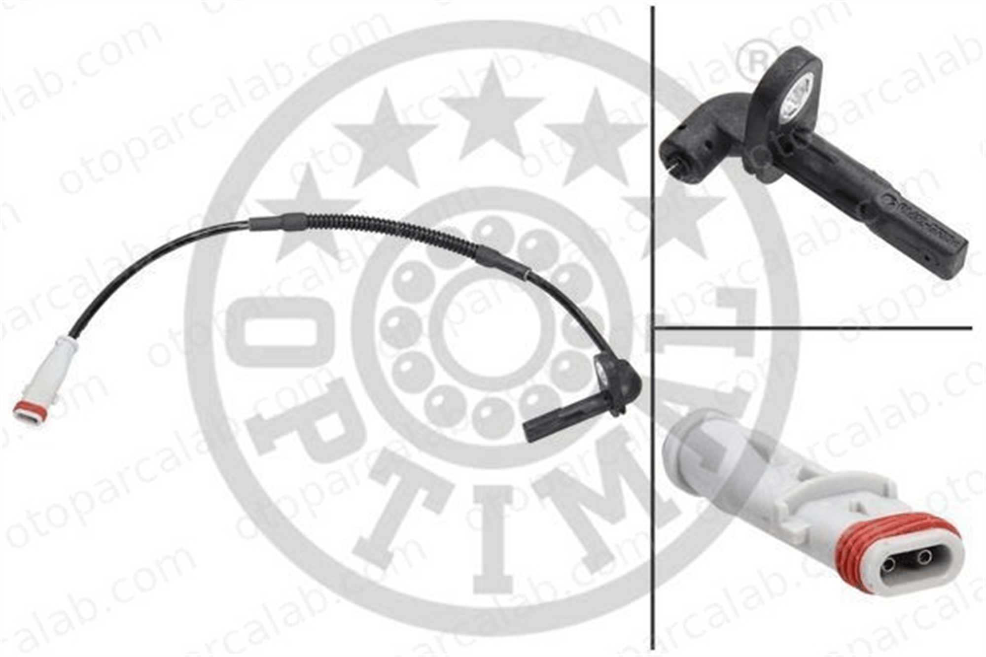 OPTIMAL 06-S643 Abs Sensörü Ön Sağ veya Sol OPEL INSIGNIA A Sports Tourer INSIGNIA A 1238265 12842287