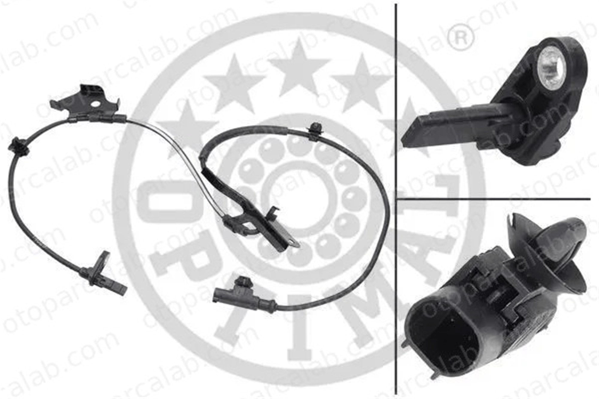 OPTIMAL 06-S645 Abs Sensörü Ön Sol TOYOTA AURIS AVENSIS Sedan 8954302060 8954302061