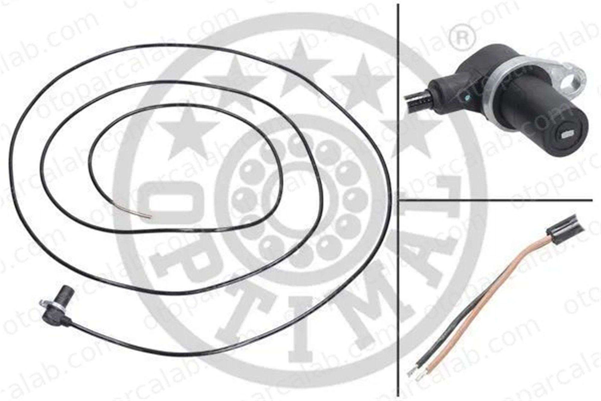 OPTIMAL 06-S651 Abs Sensörü Arka Sağ veya Sol MERCEDES-BENZ VITO Minibüs/Otobüs VITO Panelvan/Van A6385420417 6385420417
