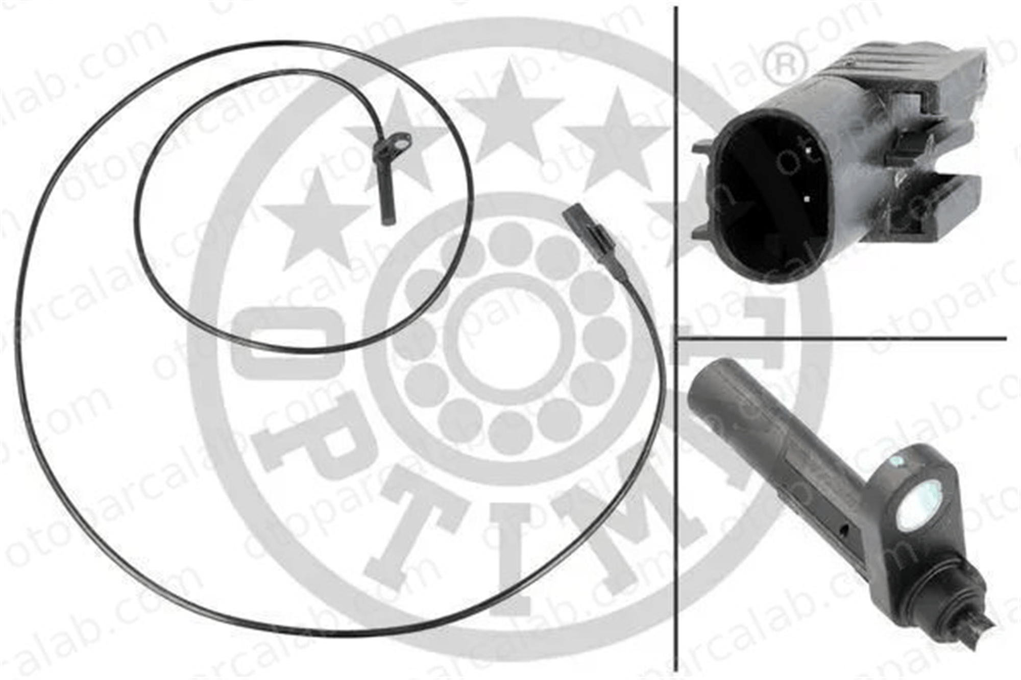 OPTIMAL 06-S663 Abs Sensörü Arka Sol MERCEDES-BENZ SPRINTER 5-t Platform şasi SPRINTER 5-t Panelvan/Van 2E0927748B A9065401117