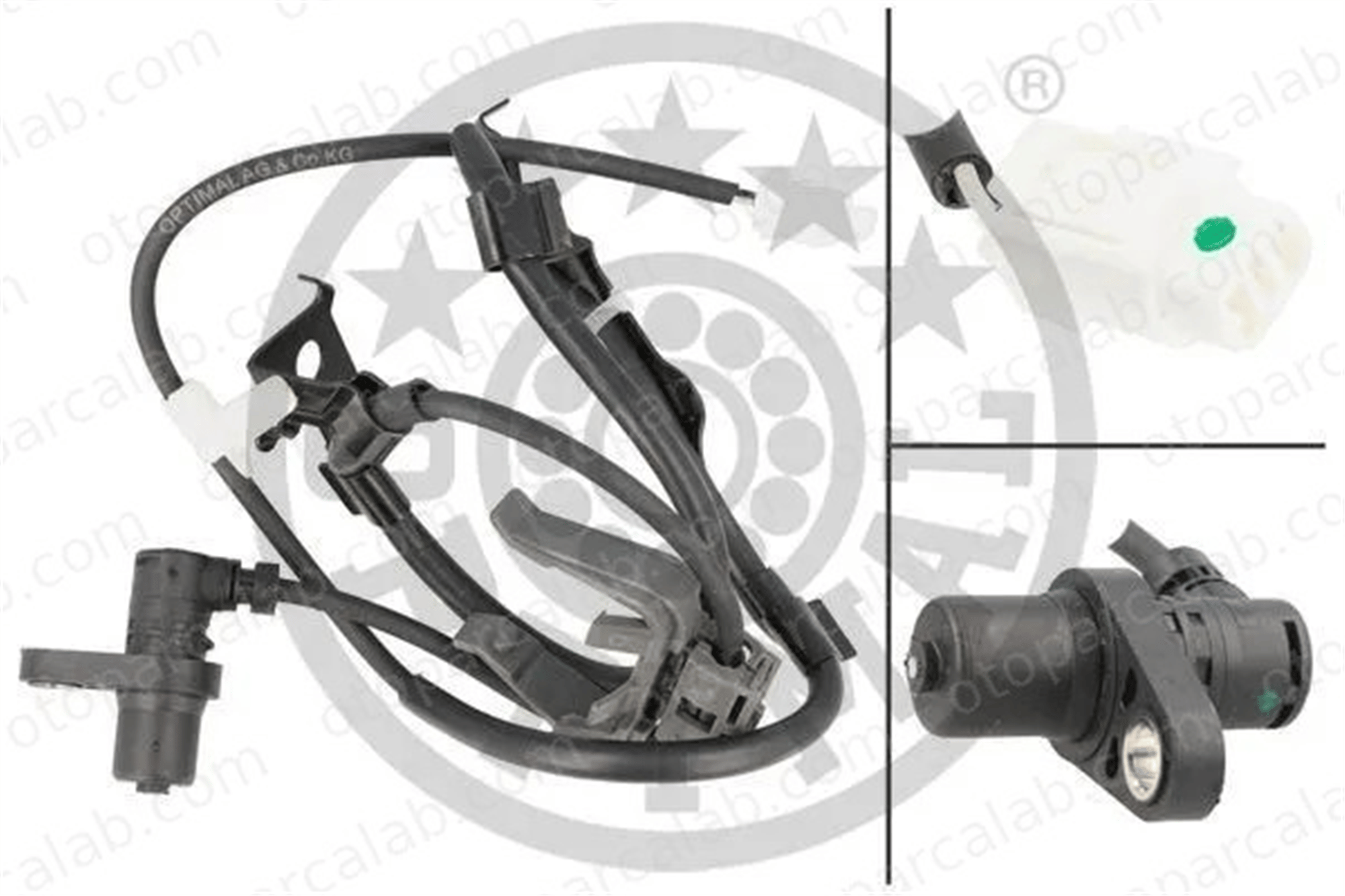 OPTIMAL 06-S738 Abs Sensörü Ön Sağ TOYOTA CAMRY Sedan 8954233070 8954206010