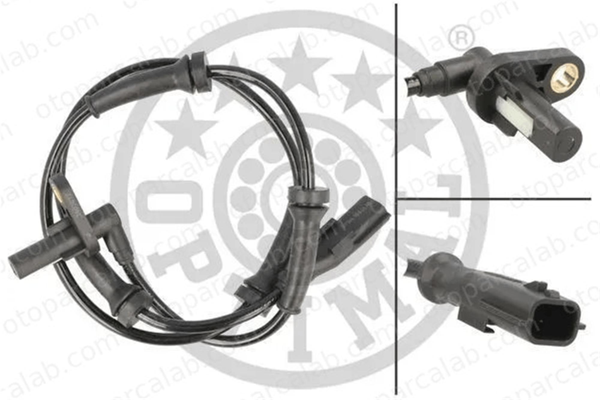 OPTIMAL 06-S814 Abs Sensörü Arka Sağ veya Sol DACIA DUSTER DUSTER Kasa/SUV 479501102R 479502124R