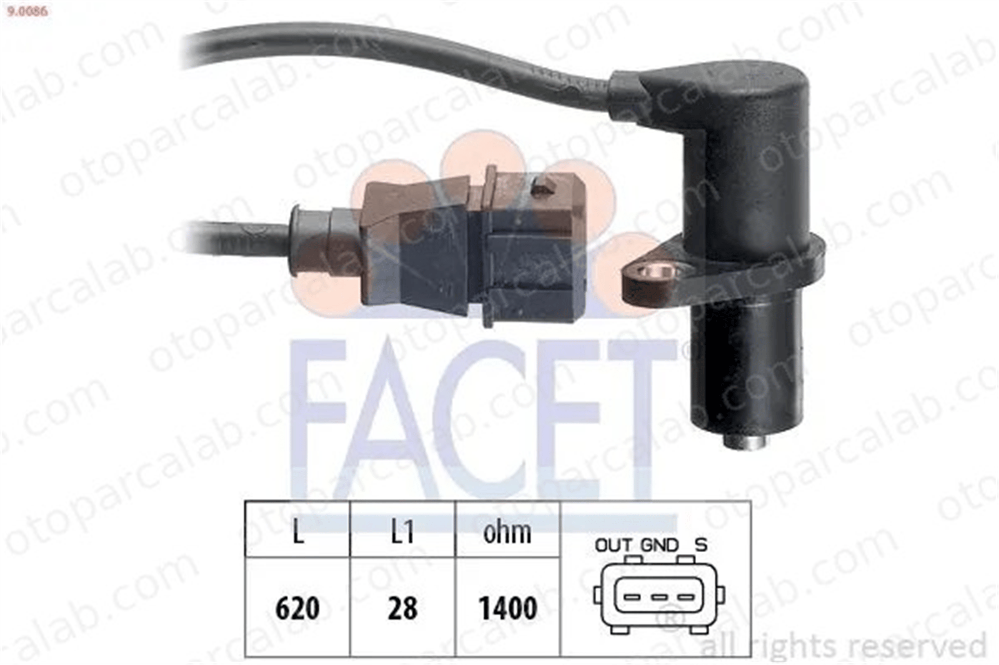 OPTIMAL 08-S057 Eksantrik Devir Sensörü BMW 3 3 Coupe 12141247258 12141247219