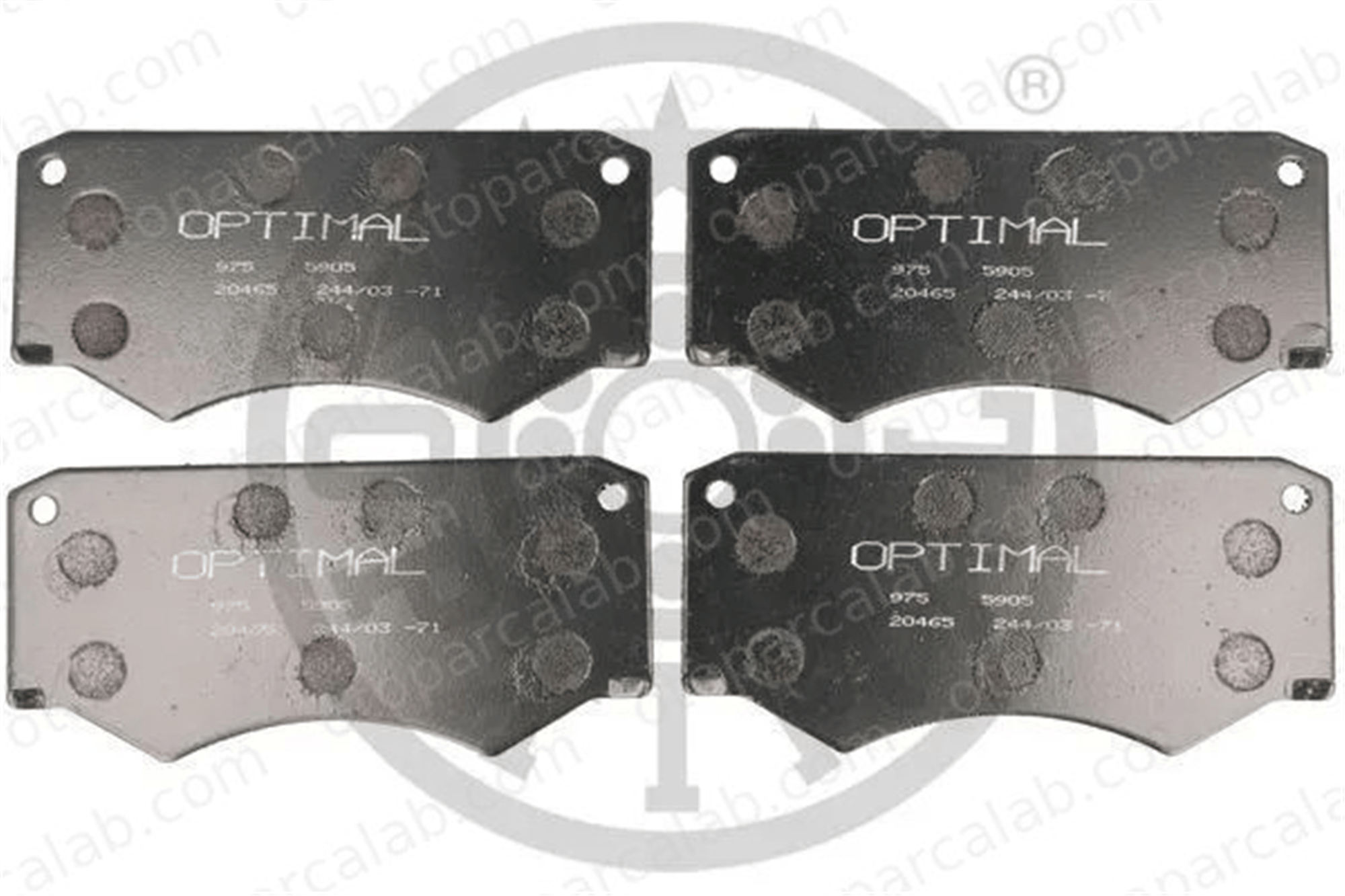 OPTIMAL BP-05905 Fren Disk Balata Ön MERCEDES-BENZ T1 Minibüs/Otobüs T1 Platform şasi 6015860045 A6015860045