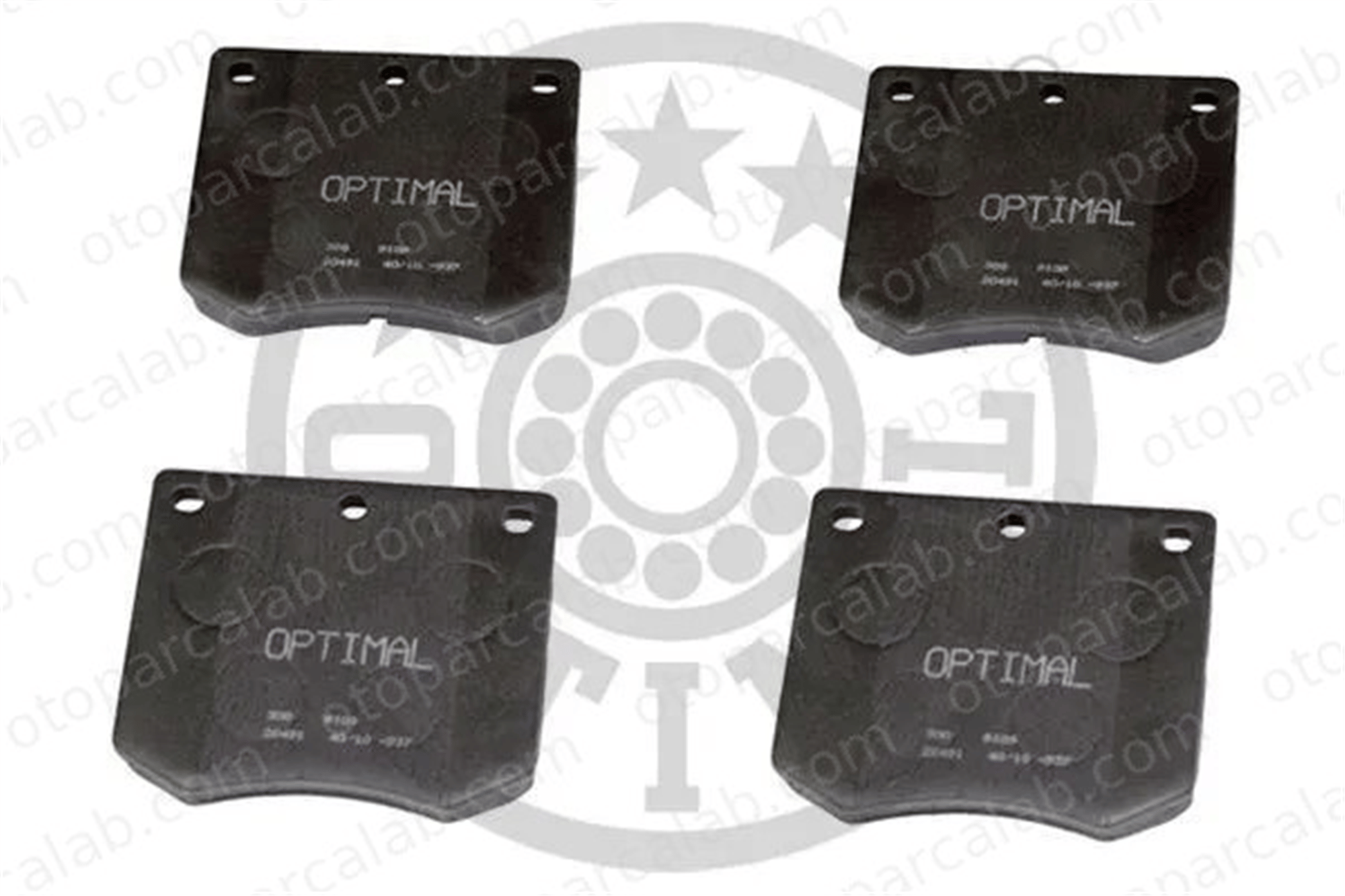 OPTIMAL BP-09109 Fren Disk Balata Ön FORD TAUNUS TAUNUS 17M II 1451625 1451626