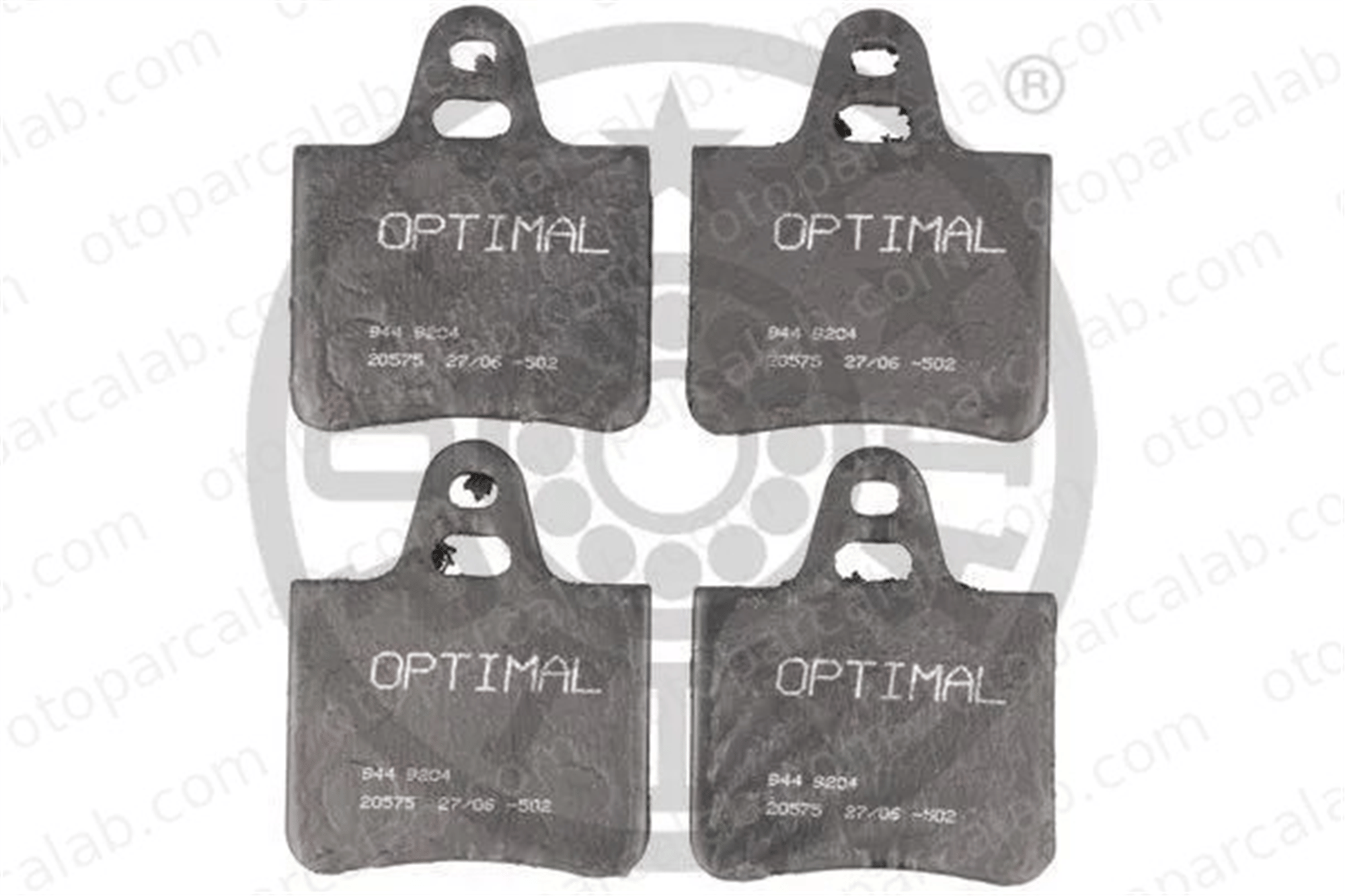 OPTIMAL BP-09204 Fren Disk Balata Ön CITROËN BX BX Break 75519956 95565563