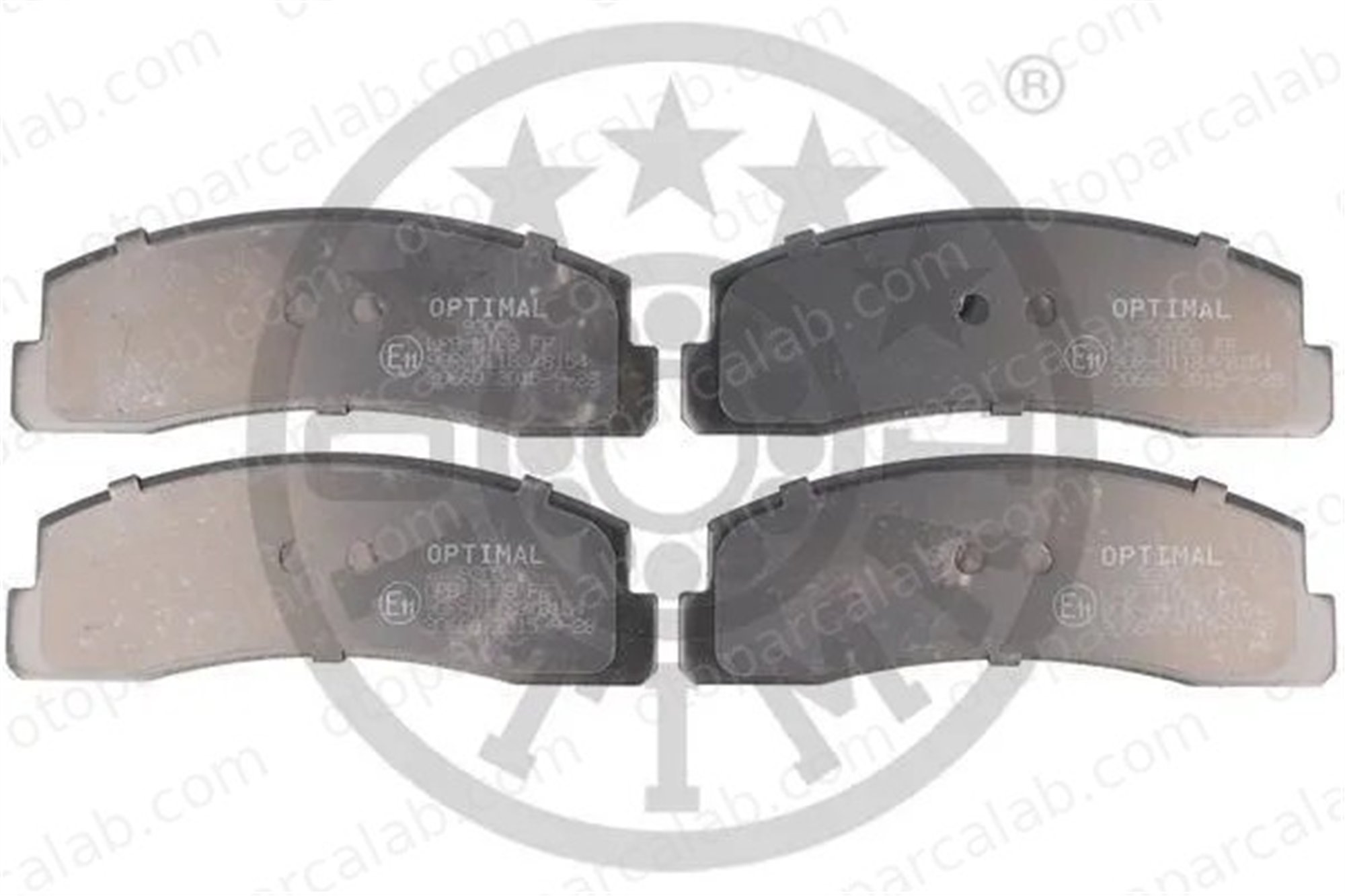 OPTIMAL BP-09205 Fren Disk Balata Ön LADA NIVA SUV NADESCHDA 21213501090 2121350109001