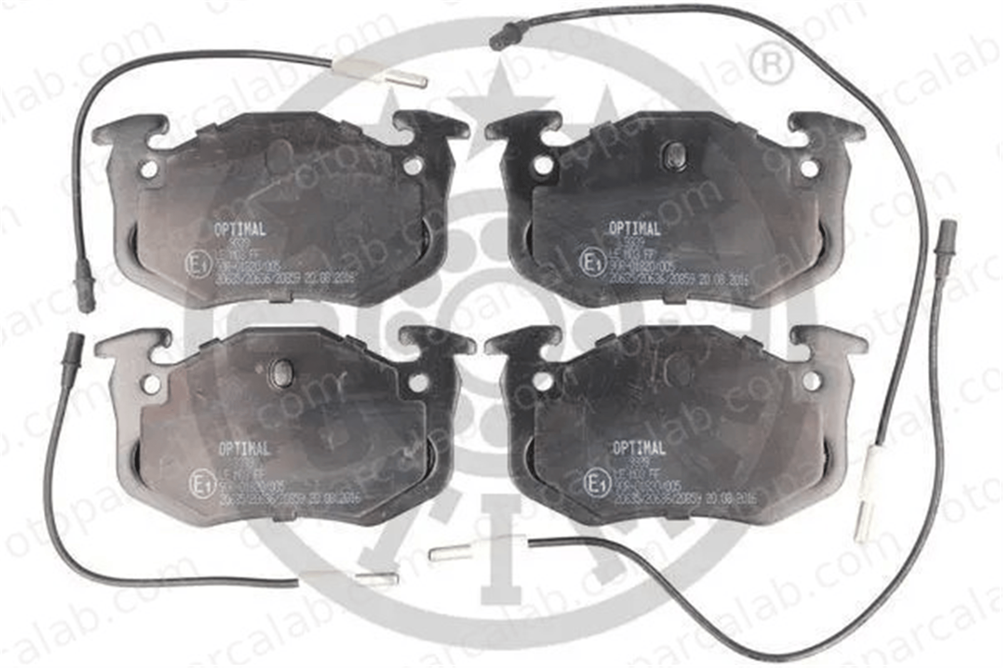 OPTIMAL BP-09339 Fren Disk Balata Ön CITROËN BX BX Break 6000008125 6000008304