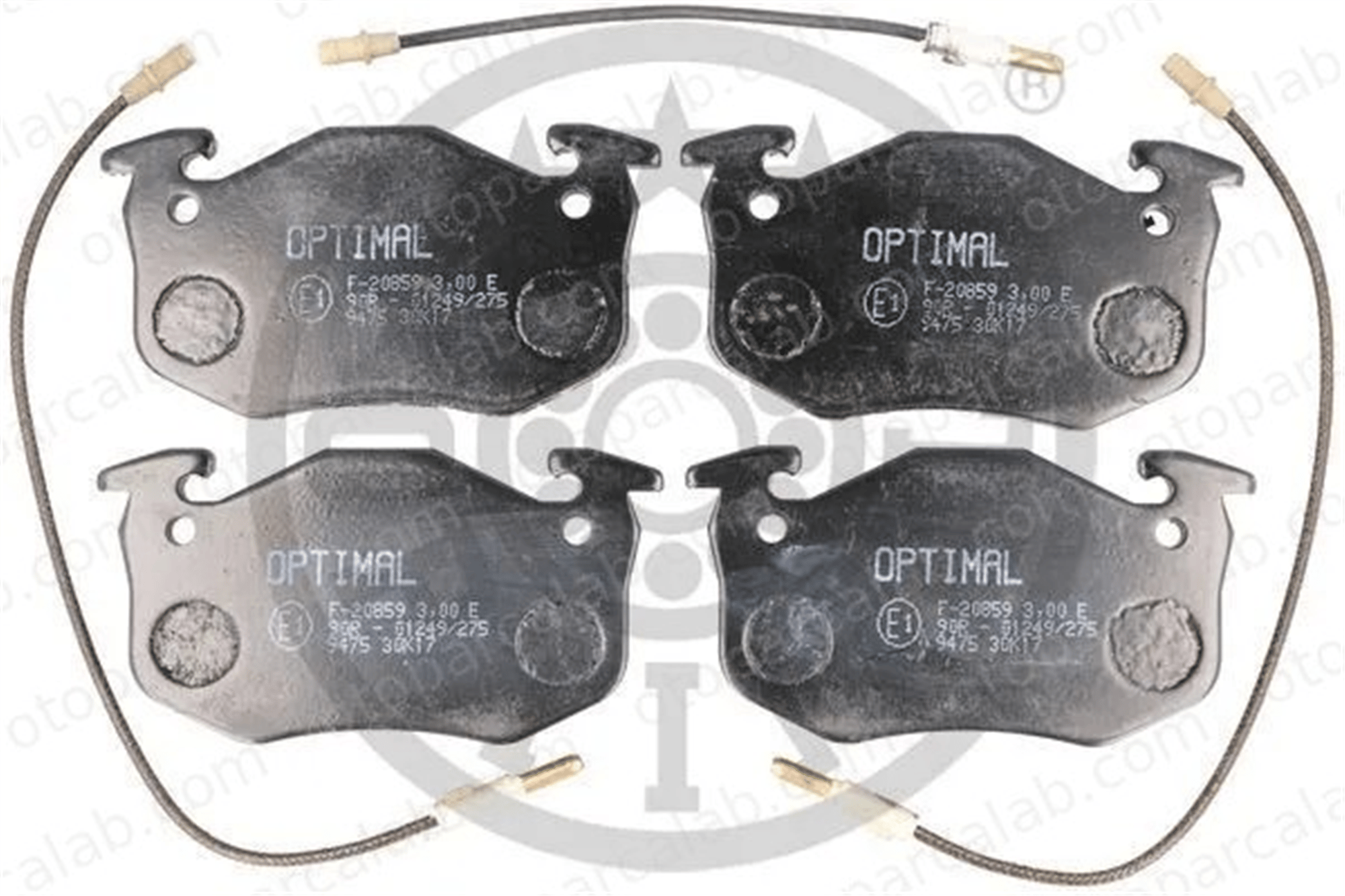 OPTIMAL BP-09352 Fren Disk Balata Ön CITROËN BX BX Break 425165 425091