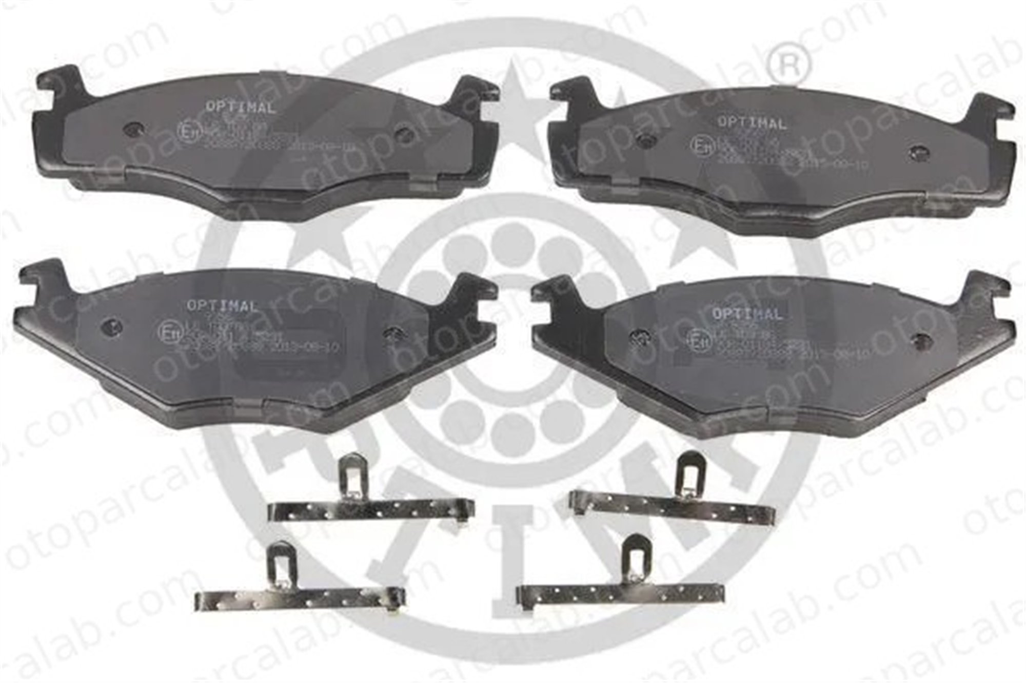OPTIMAL BP-09356 Fren Disk Balata Ön VW GOLF II JETTA II 171615115A 191698151B
