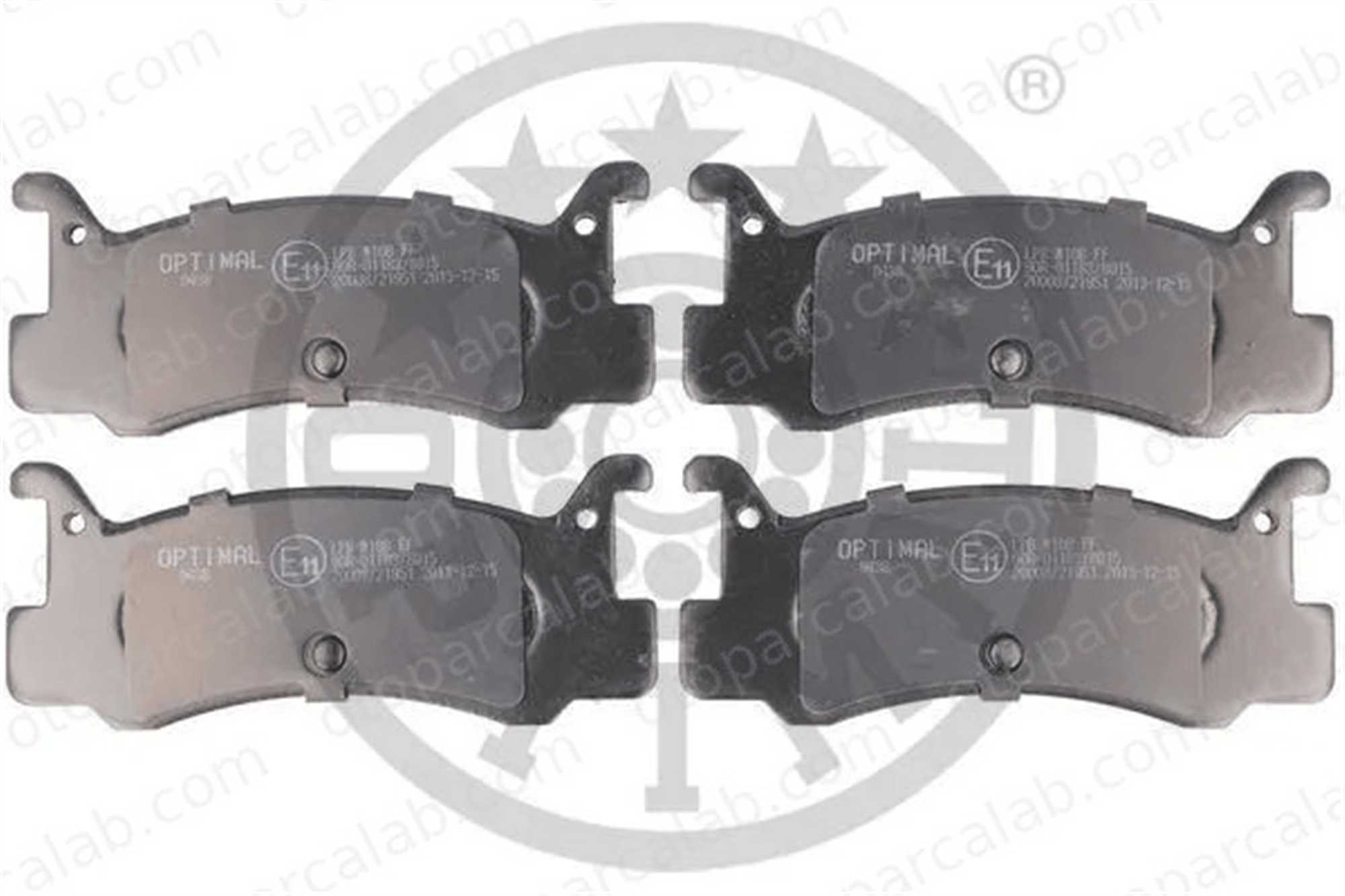 OPTIMAL BP-09438 Fren Disk Balata Ön DAIHATSU CHARADE IV MAZDA 323 III Hatchback 449287705 449287706