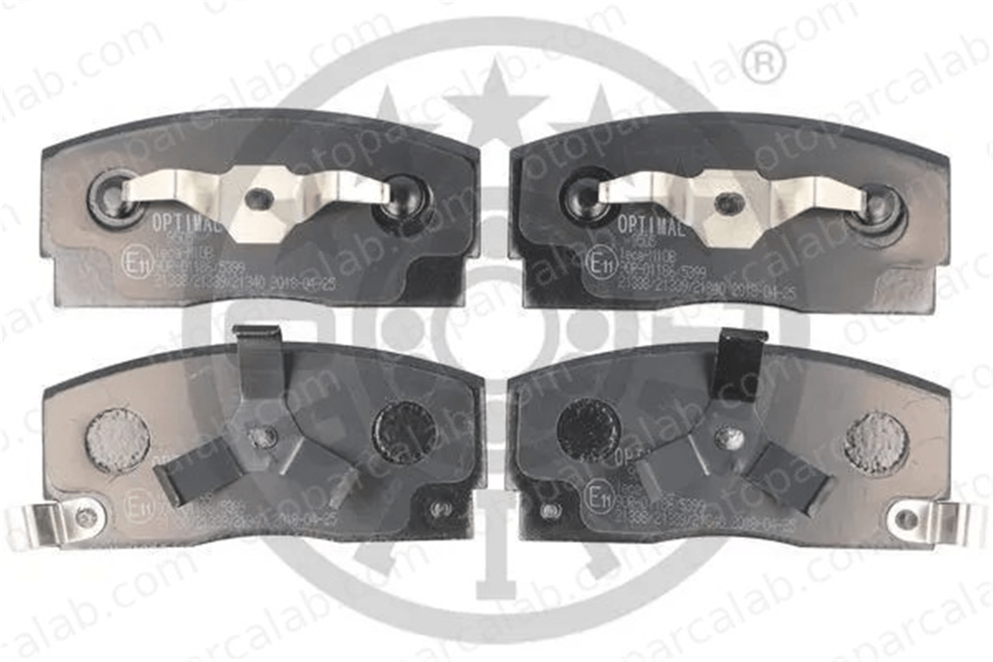 OPTIMAL BP-09505 Fren Disk Balata Ön DAIHATSU CHARADE III APPLAUSE I Hatchback 449187101 449187103