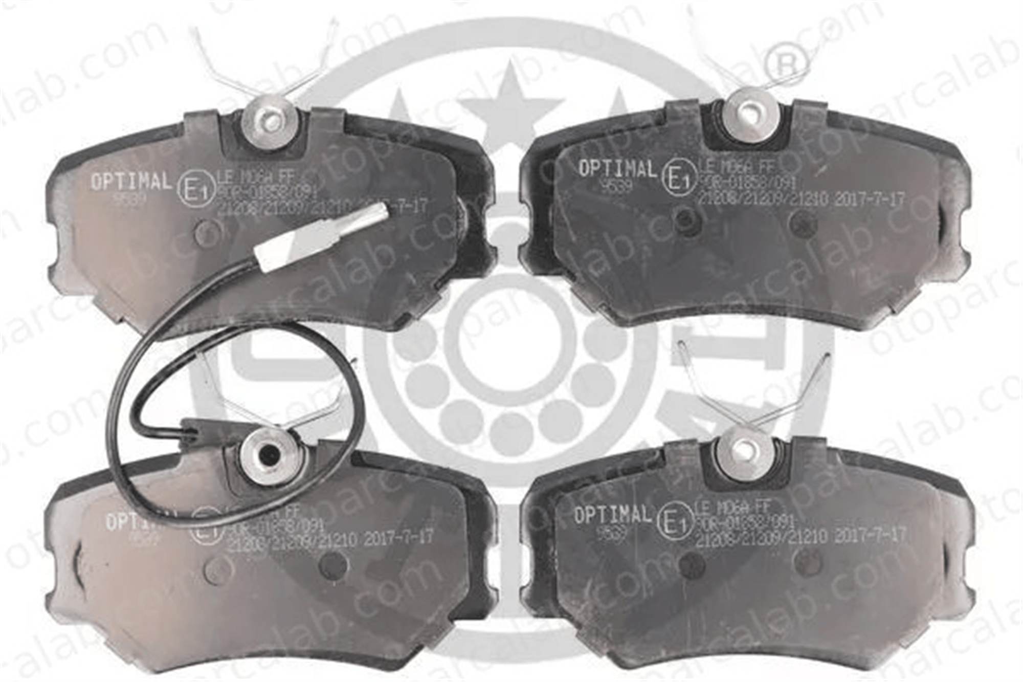OPTIMAL BP-09539 Fren Disk Balata Ön PEUGEOT 405 I 405 I Break 425135 425055